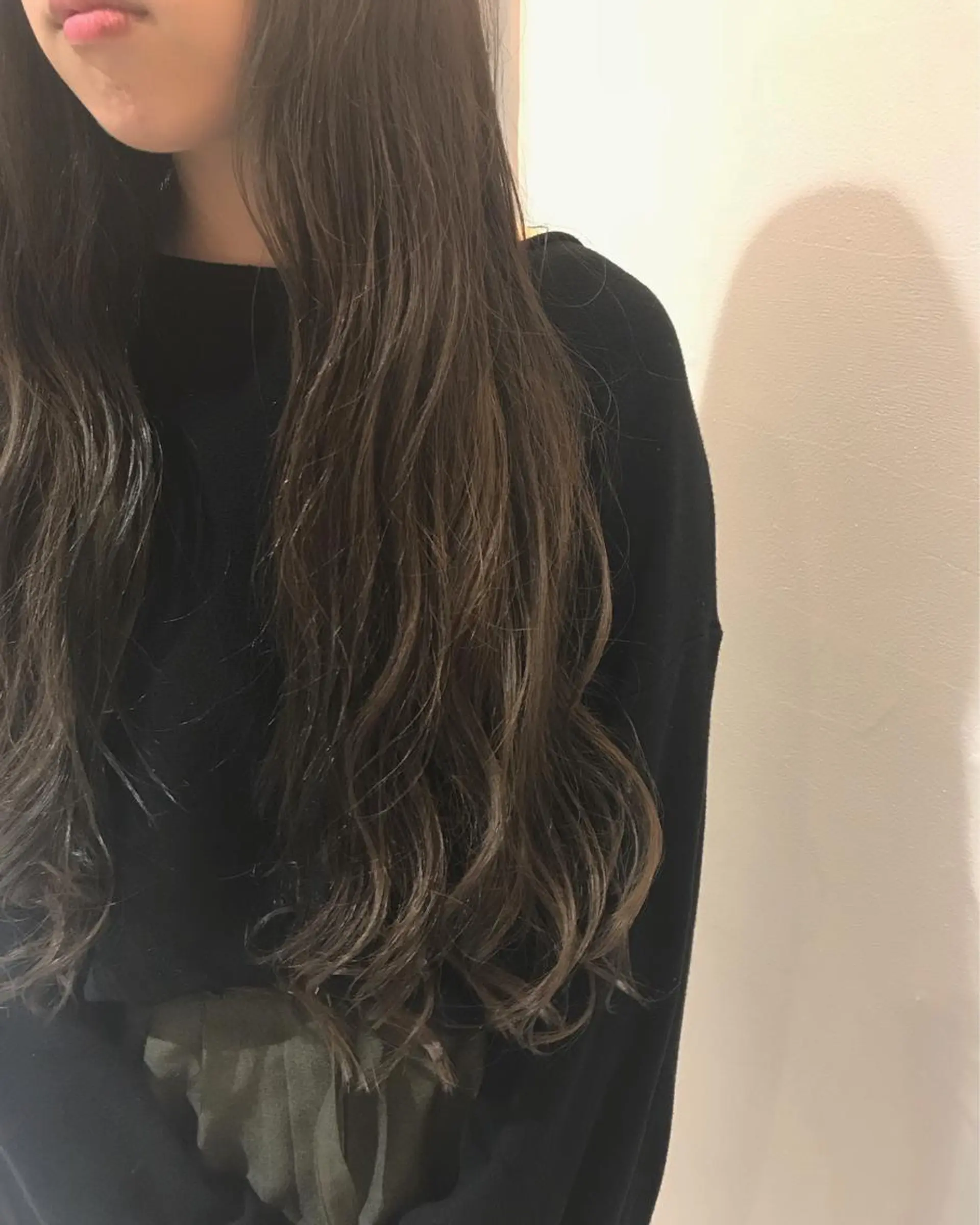 ロング カラー 吉田 早織のヘアスタイル