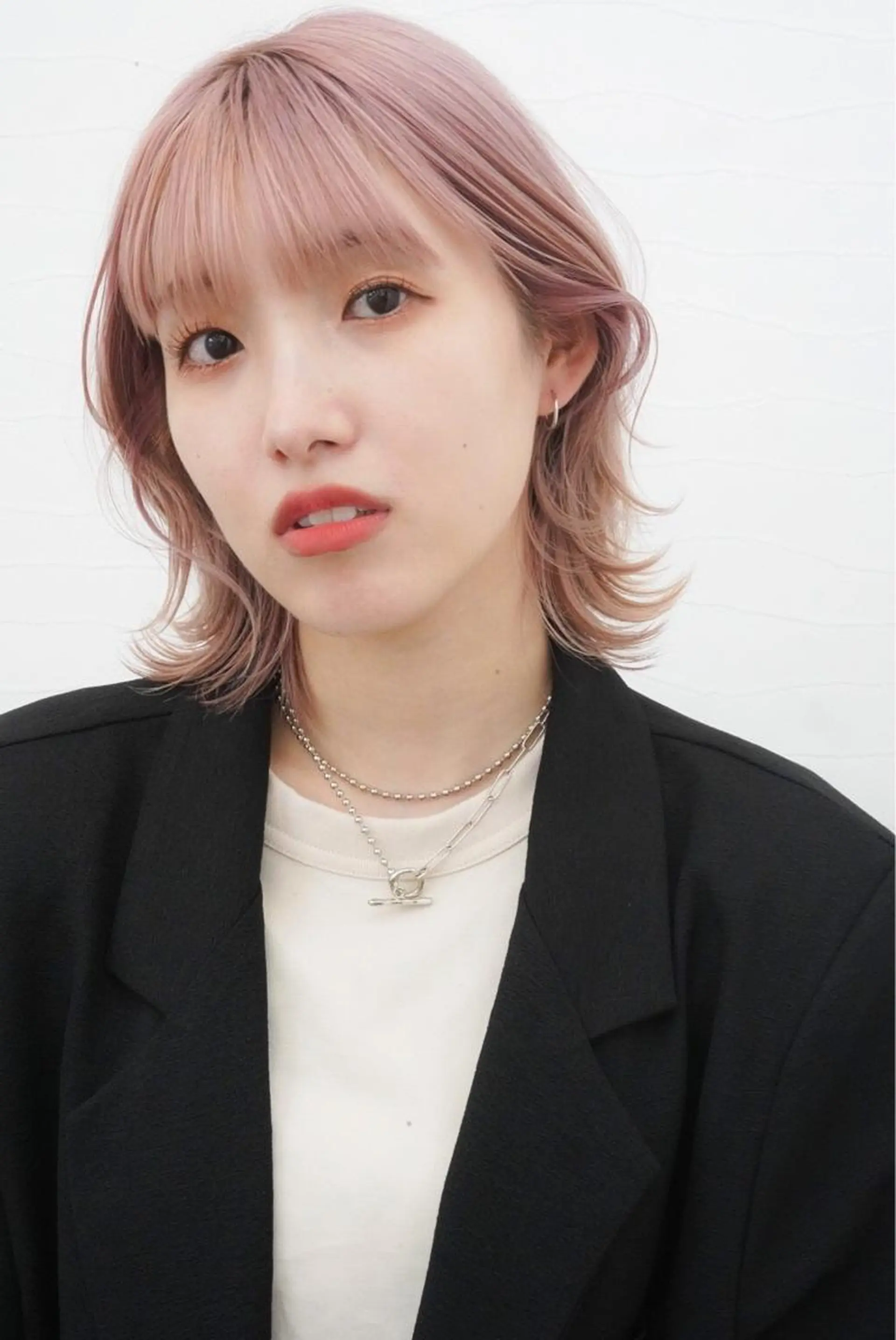 ミディアム カラー YURAGI🤍 SAEのヘアスタイル