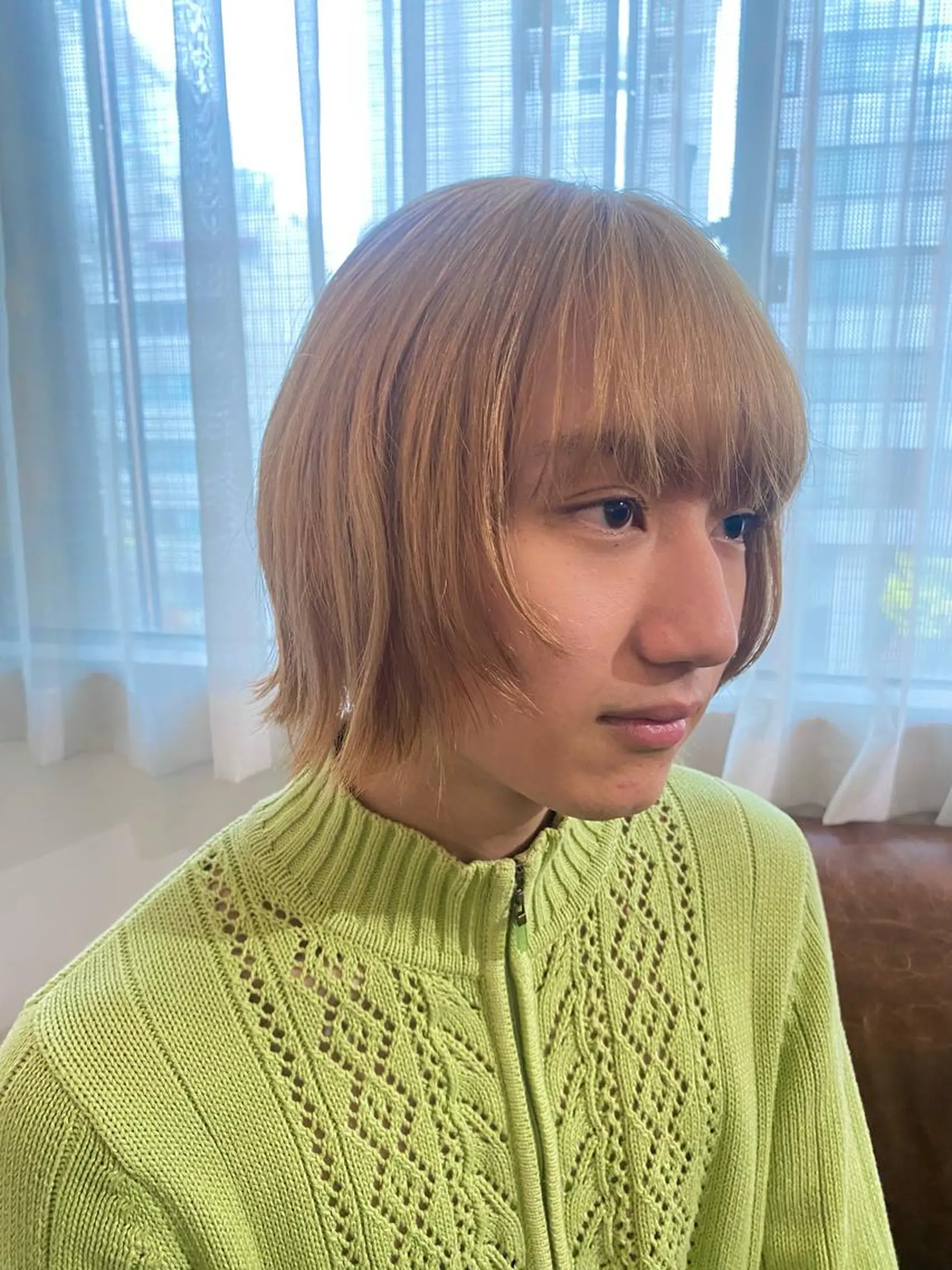 ショート カラー カット ヘアカラー 梅田ハイトーン チダ ヒナノのヘアスタイル