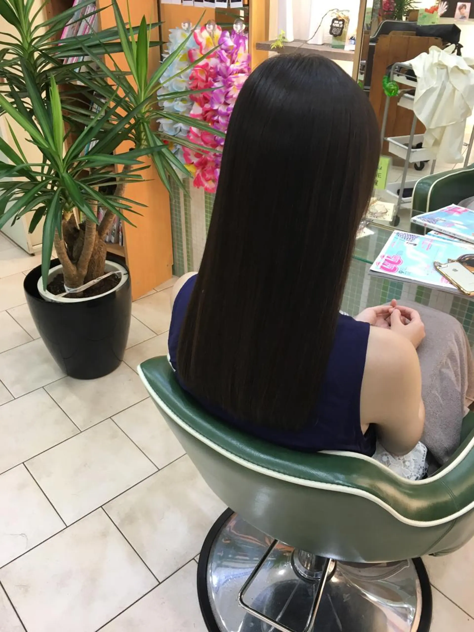 ロング 縮毛矯正 kahuli  hair Ulu 「カーフリヘアウル」所属・鎗田 健のヘアスタイル