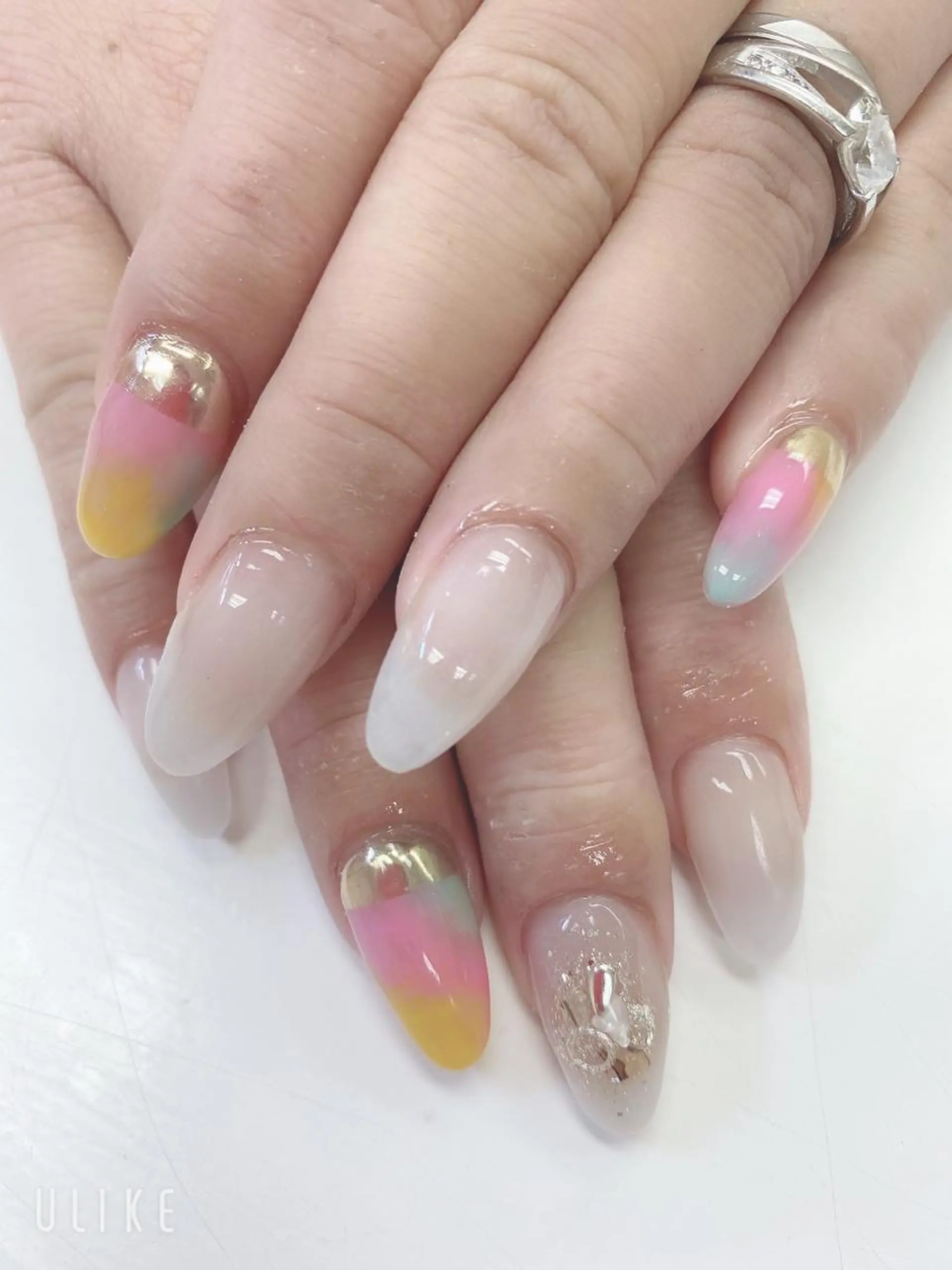 ショート ハンドネイル JNA認定講師🌸 RIEのネイルデザイン