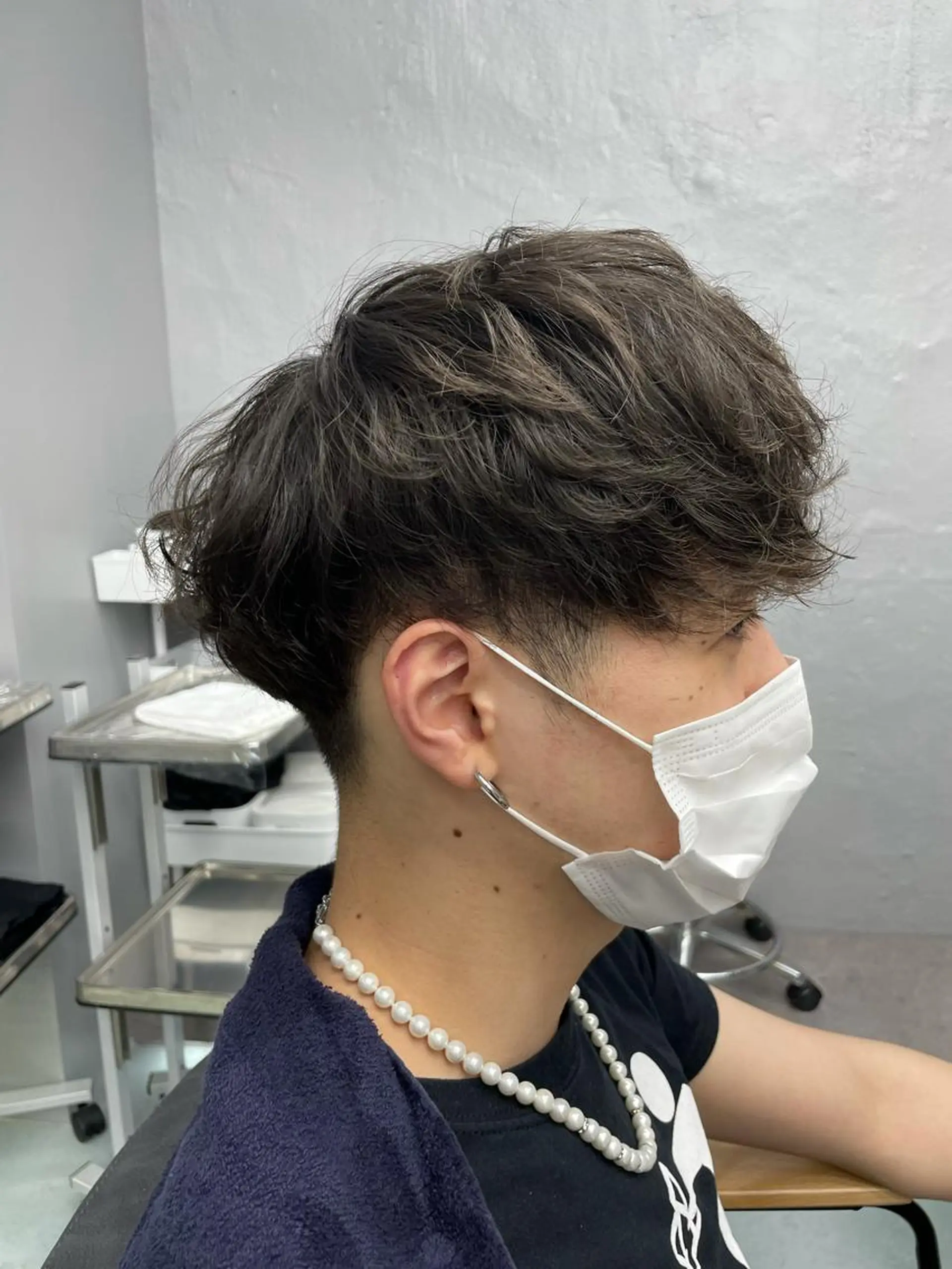 ショート カラー パーマ メンズ マッシュ メンズパーマ スパイラルパーマ 🔥メンズヘア🔥 セヤシュウヘイのヘアスタイル