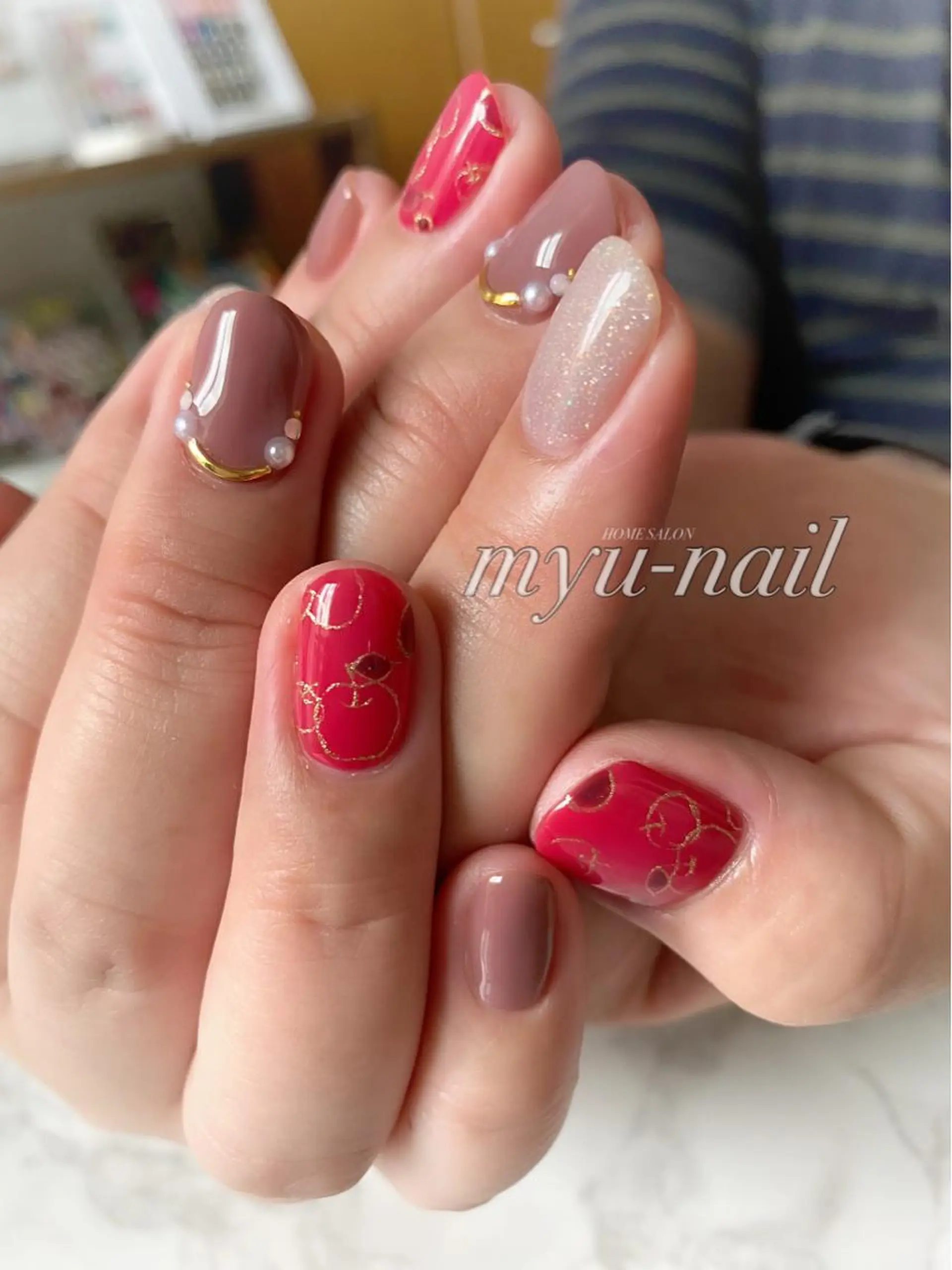 ネイル ホームサロン myu-nailのネイルデザイン