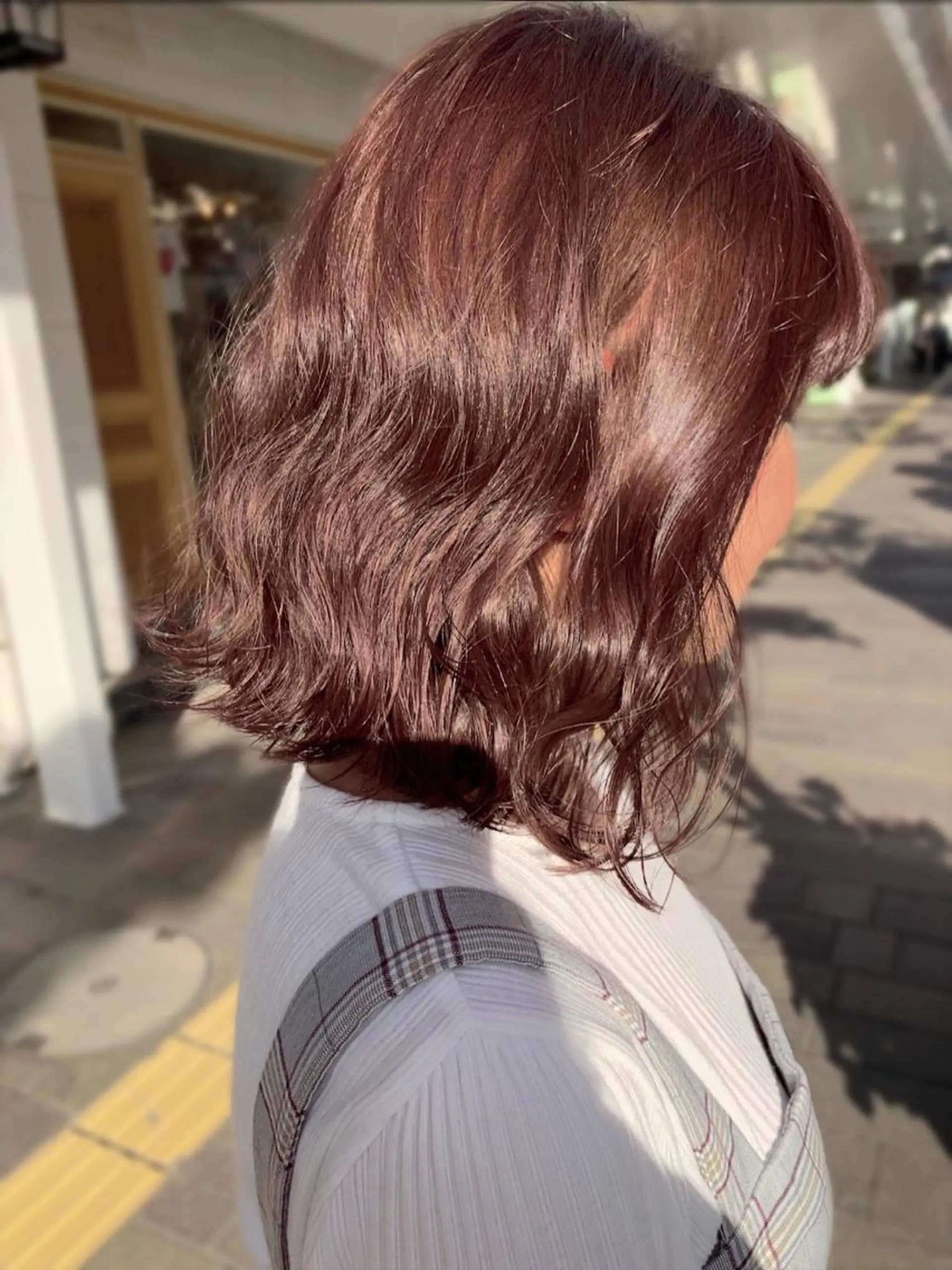 ミディアム ピンクブラウン m ā l o.🌷 サカモトマイコのヘアスタイル