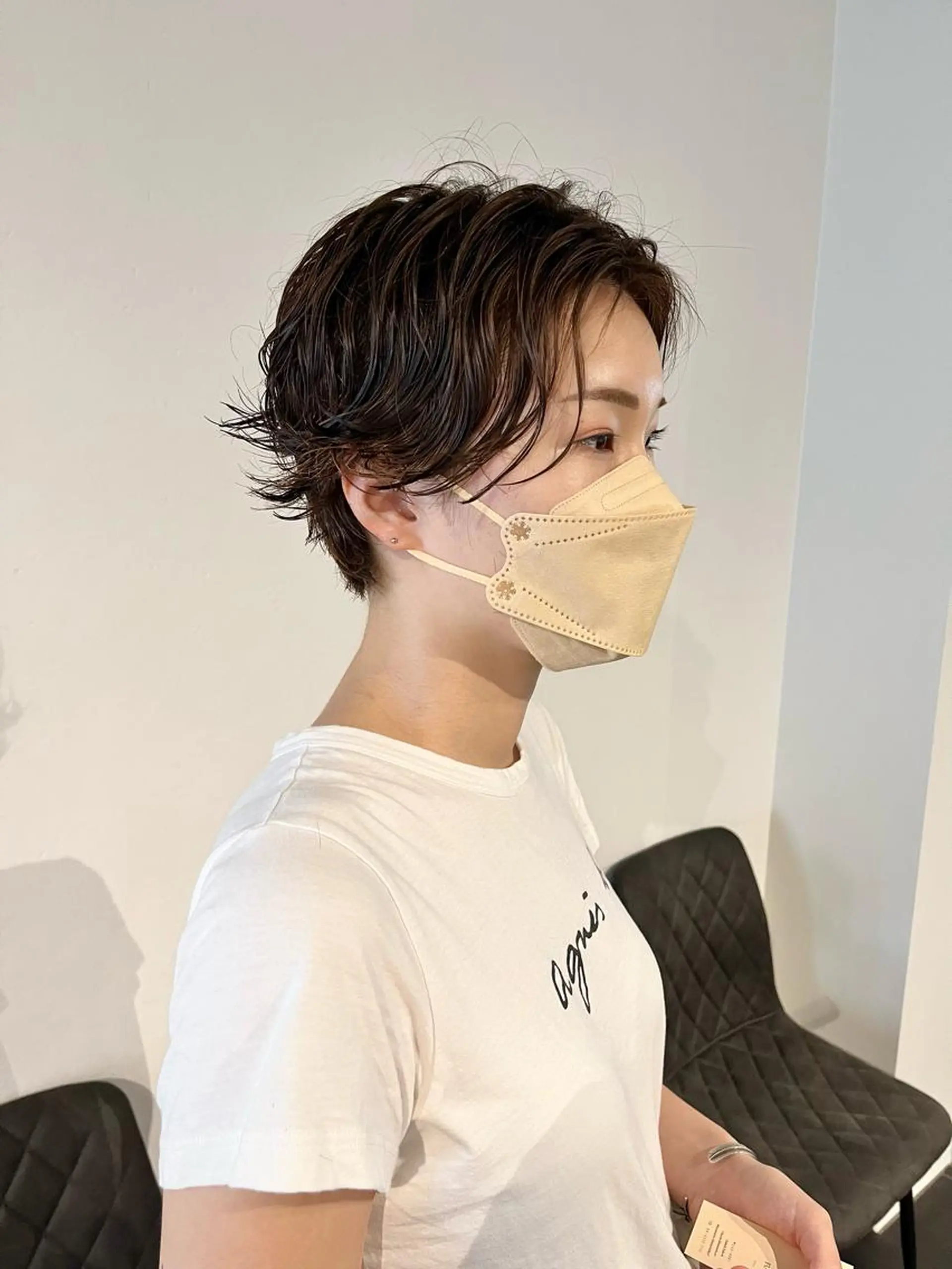 ショート パーマ ハンサムショート ショートヘア ニュアンスパーマ カット パーマ ショート/パーマ/ カラー/FUKOのヘアスタイル