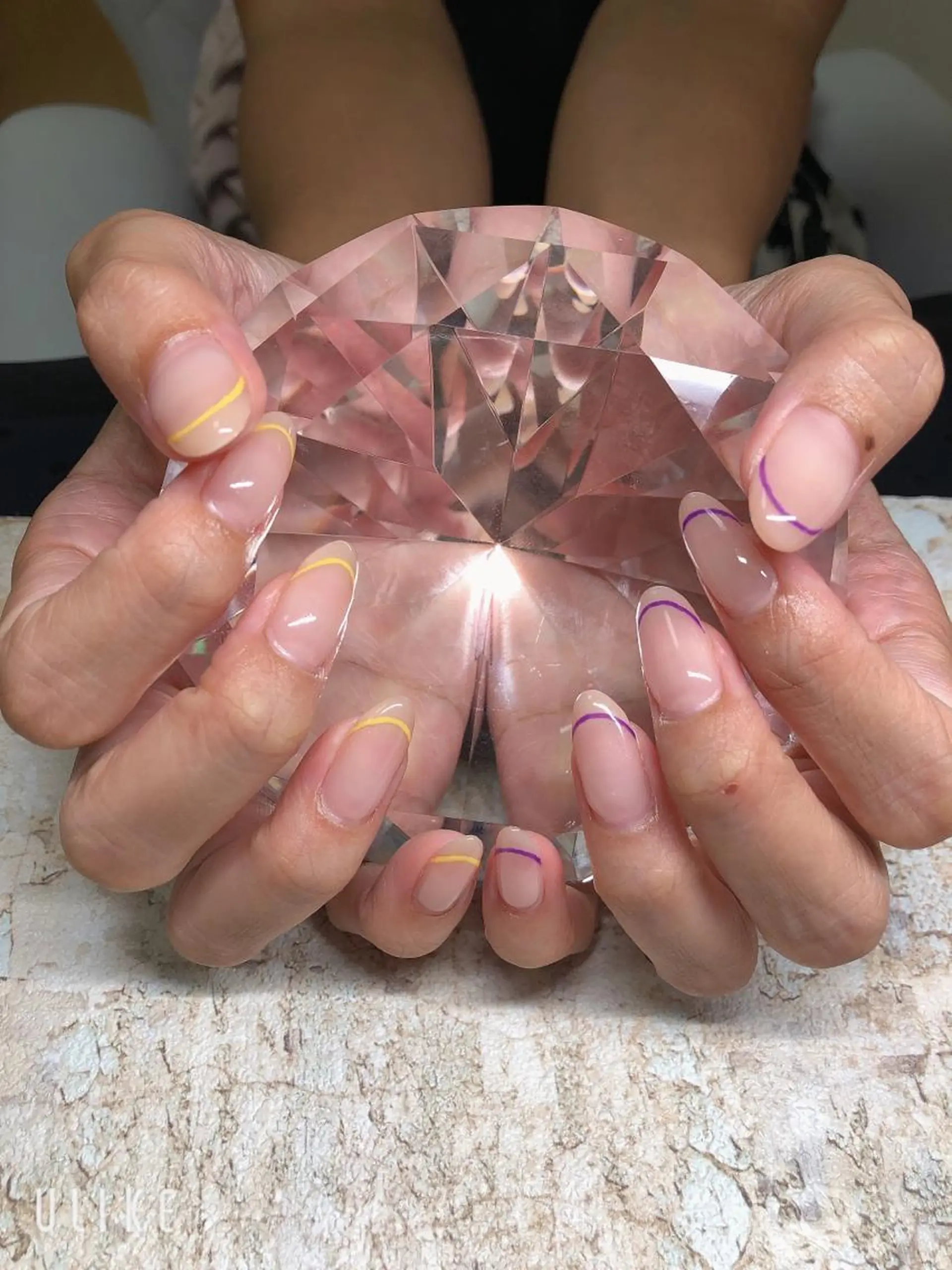 ネイル アートネイル フレンチネイル ジェルネイル グラデーション 韓国ネイル Nail room Bimano所属・Bimano seica♡+°のネイルデザイン