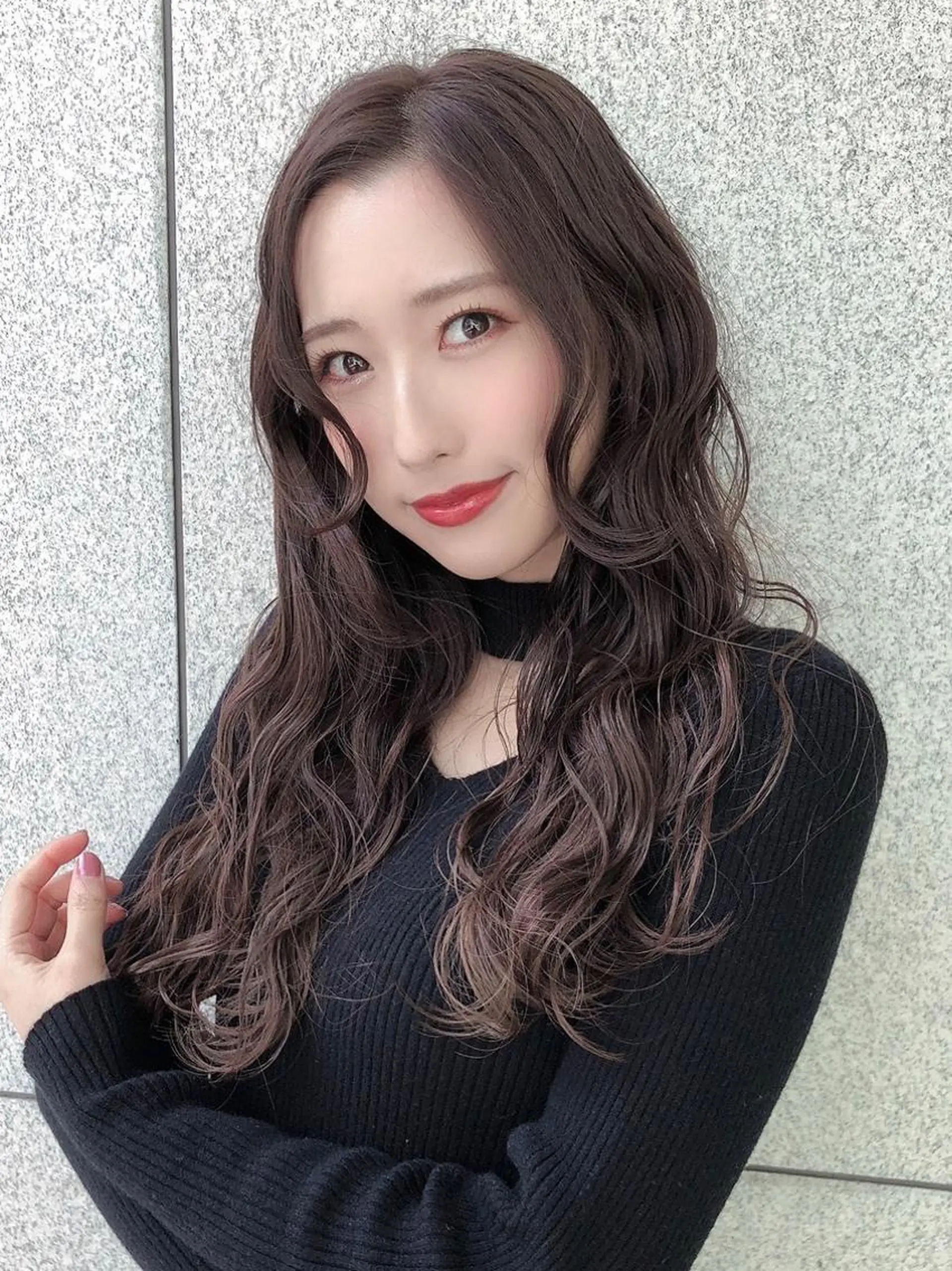 ロング カラー ヘアアレンジ アッシュ 透明感カラー ラベンダーカラー ラベンダーアッシュ オルチャンヘア カット ヘアカラー トリートメント ブリーチ＆カラーが 得意☀️望月宣雄☀️のヘアスタイル