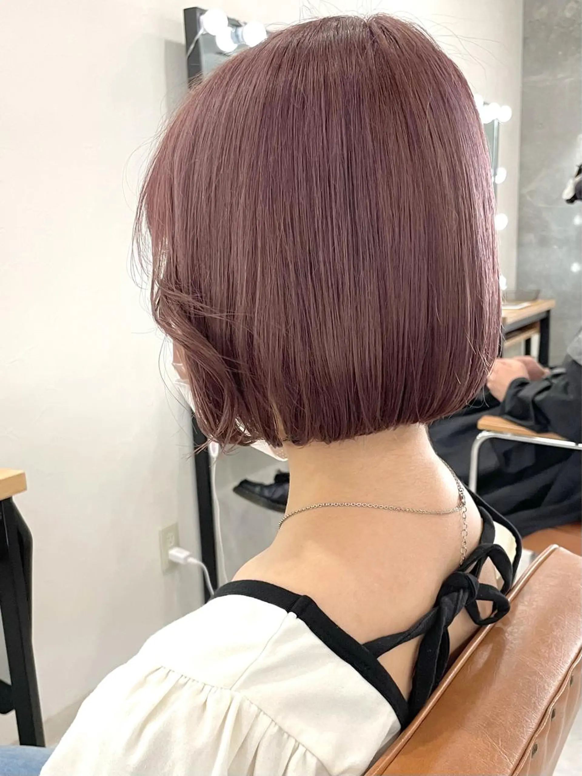 ミディアム カラー ヘアアレンジ ブリーチ ピンクカラー メンズ似合わせ🪞 リピート率No.1のヘアスタイル