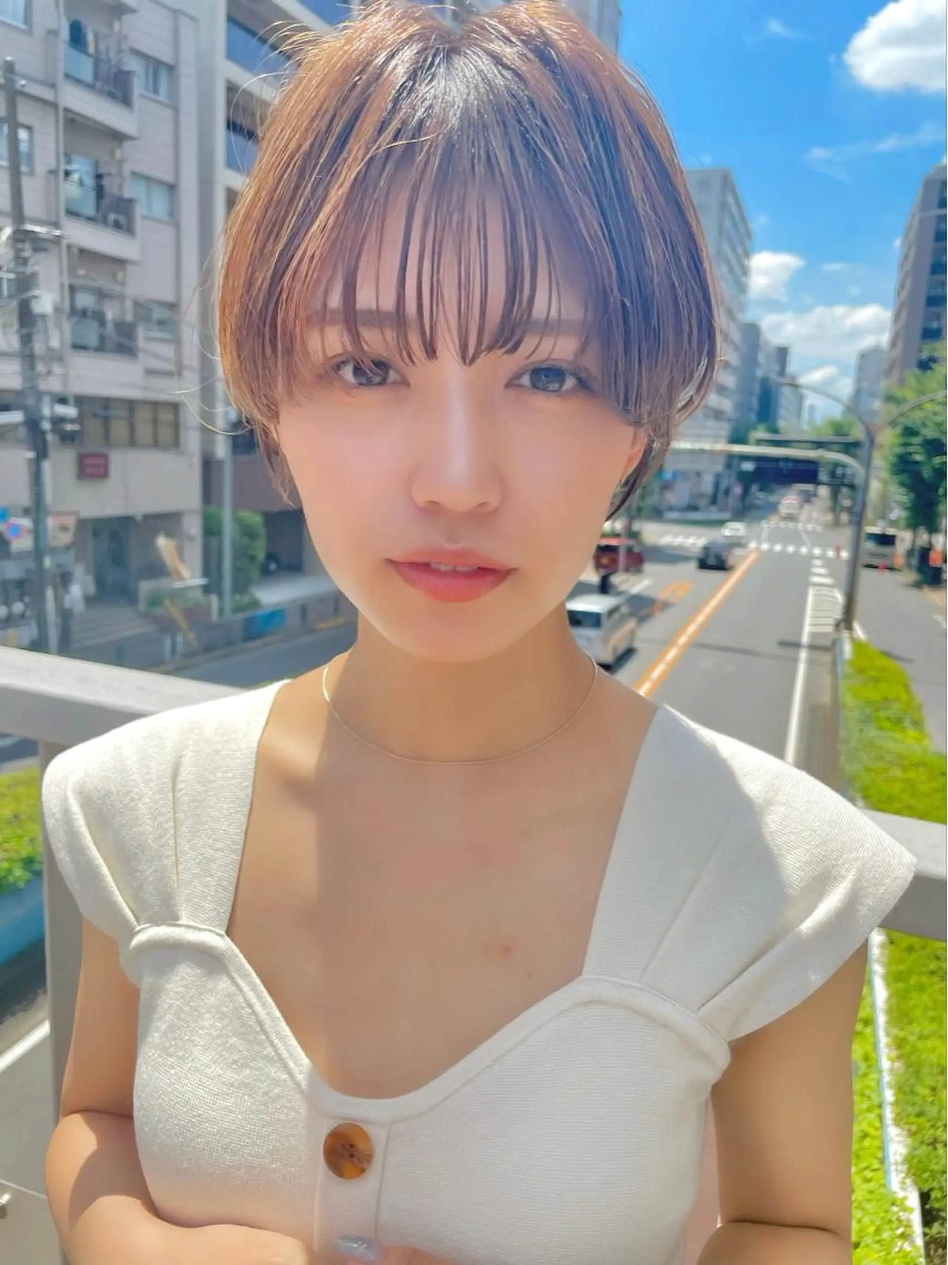 ショート レイヤー/韓国/ 顔周り/しんやのヘアスタイル