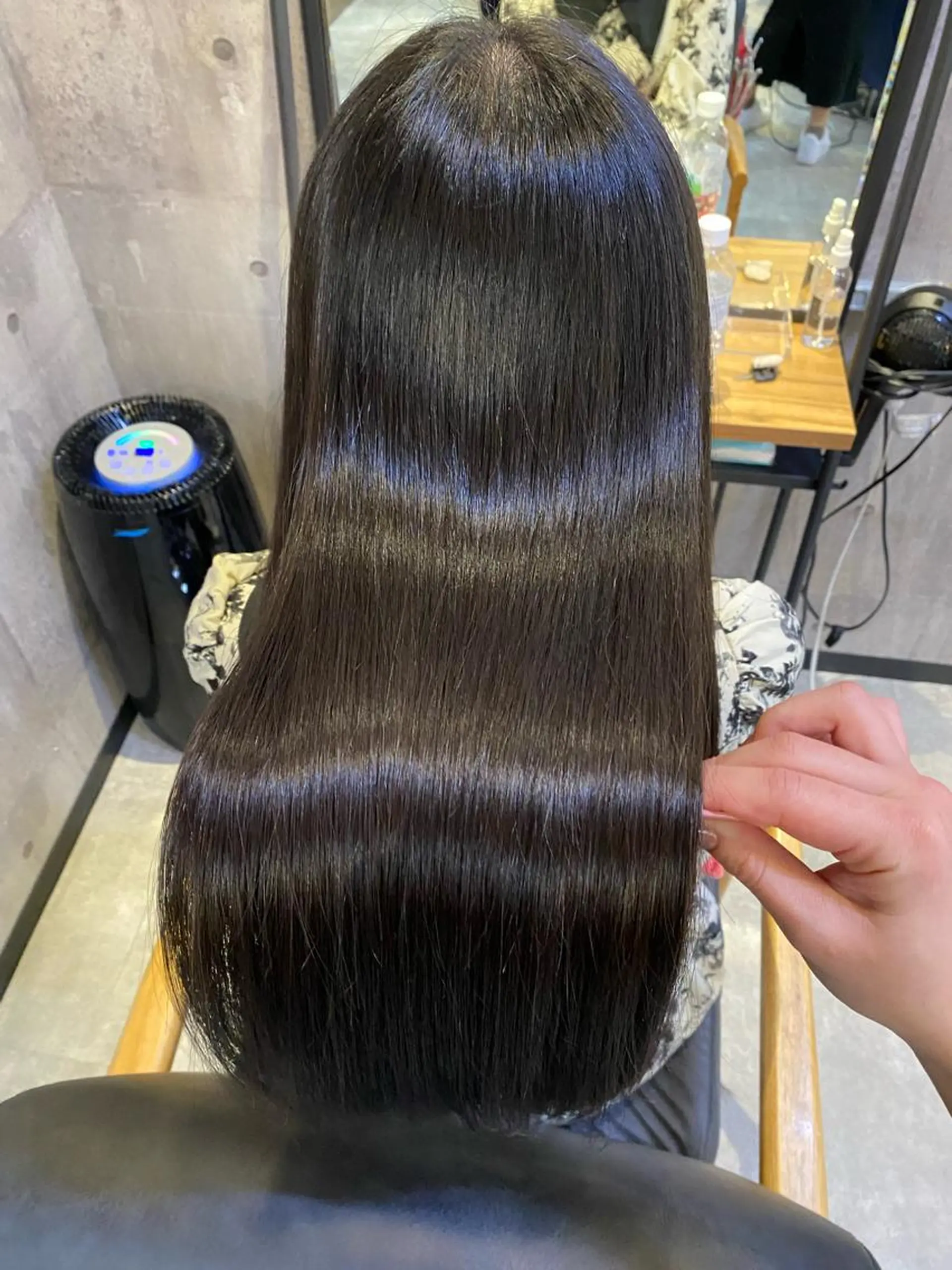 ロング カラー ヘアカラー トリートメント 【縮毛矯正特化】 kyokaのヘアスタイル