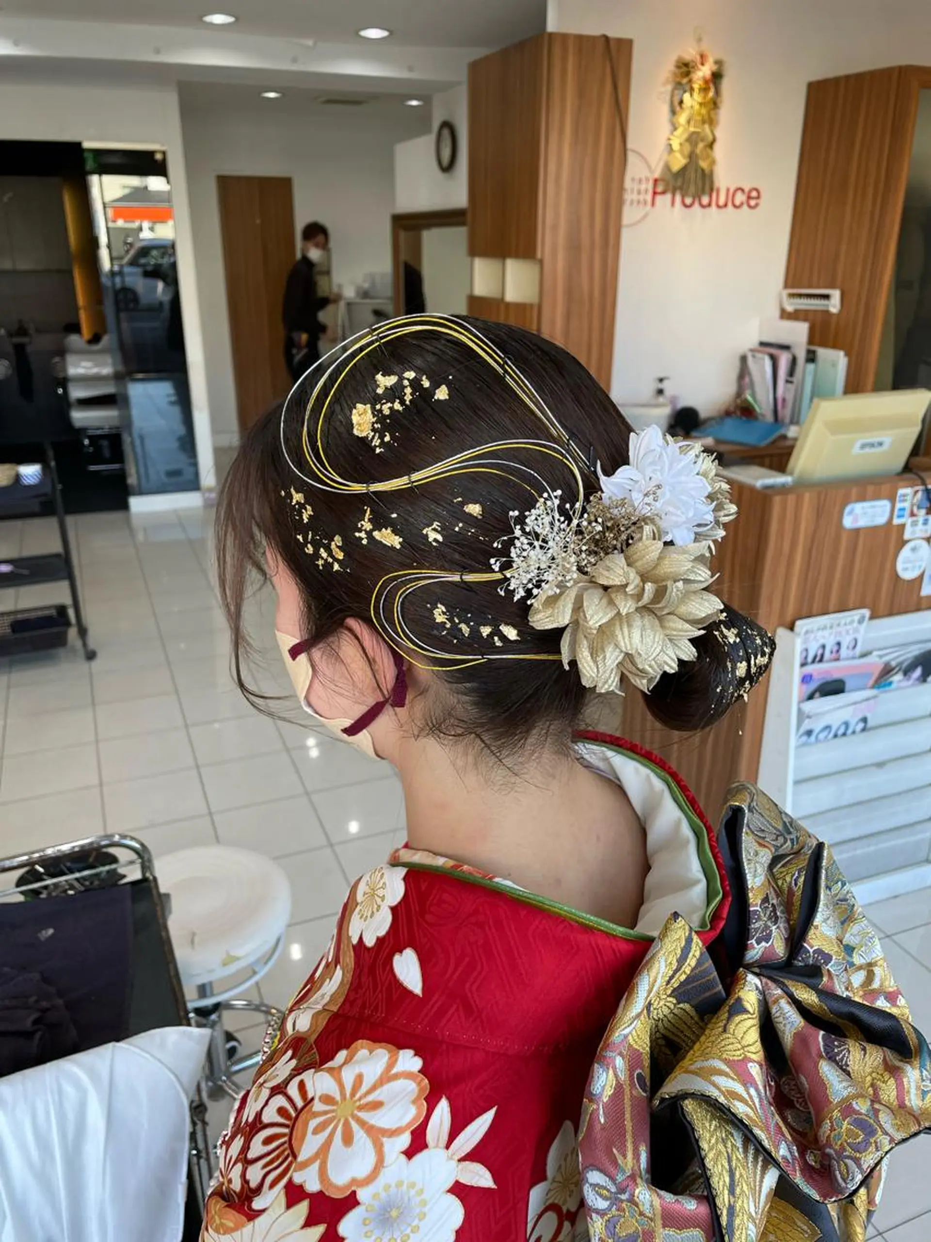 ミディアム ヘアアレンジ ヘアセット share salon JAM 町田 A-MIX bldg ジャム】所属・🤍🪄韓国風束間 マツパ　ゆうか💜のマツエク・マツパデザイン