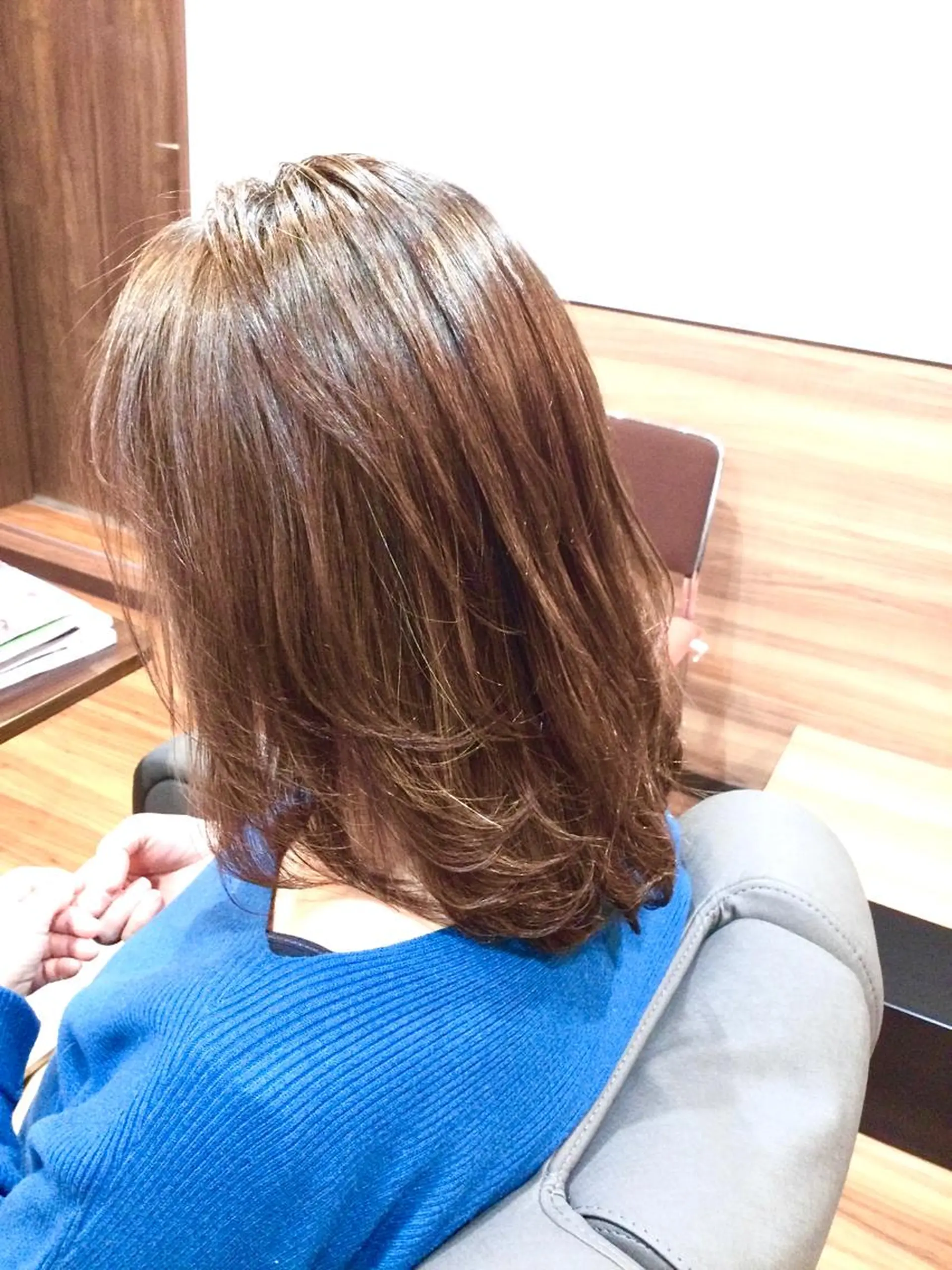 ミディアム カラー 透明感カラー Annon プライベートサロンのヘアスタイル