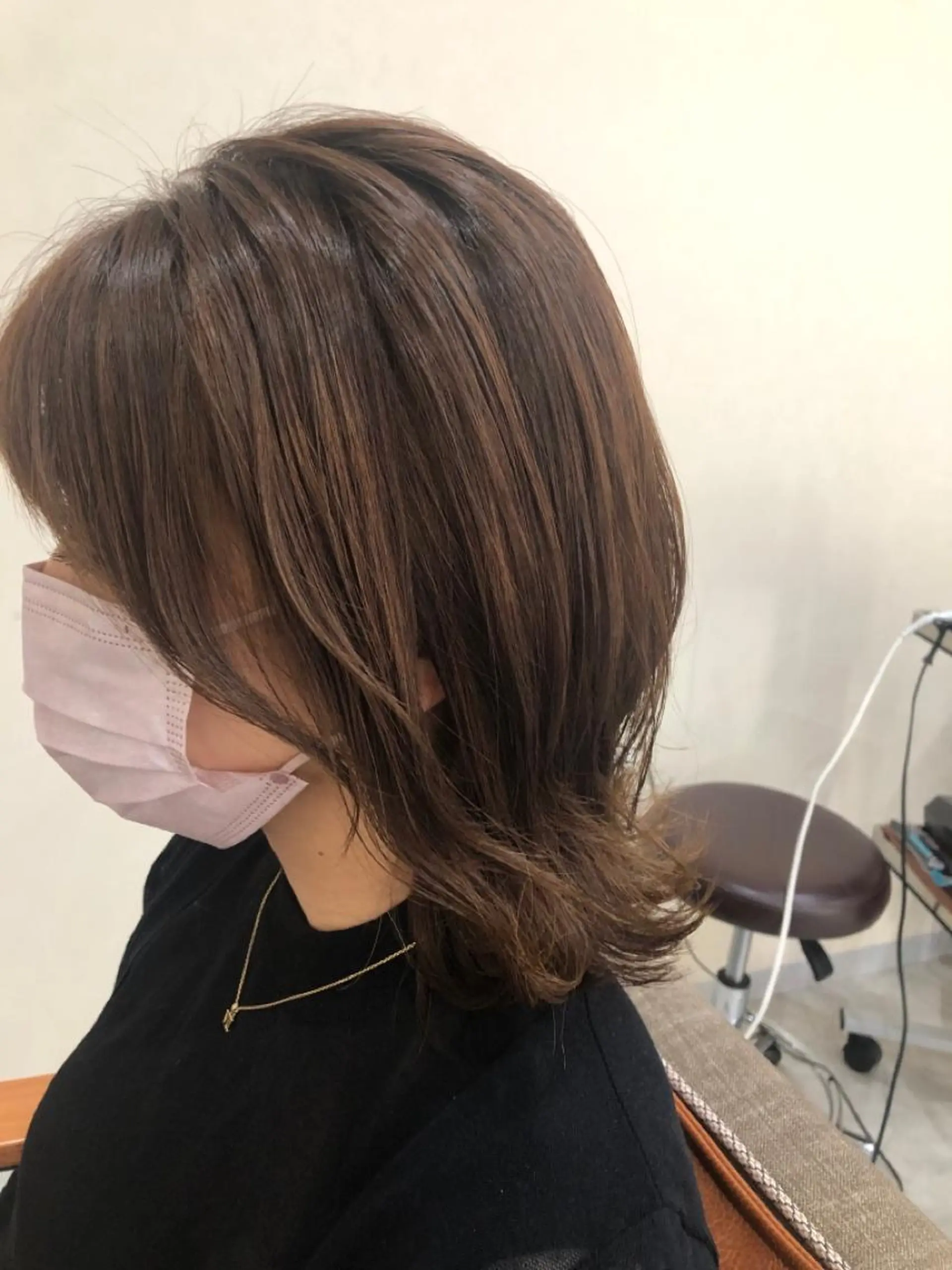 ミディアム カラー 佐々木 政徳のヘアスタイル