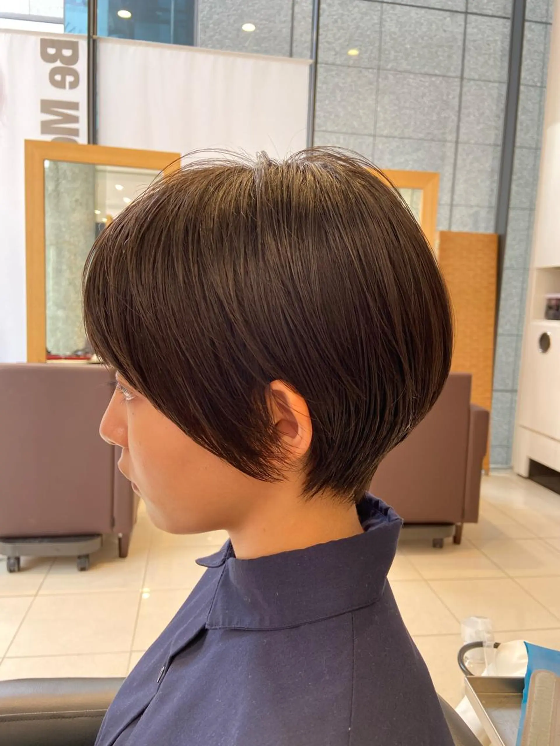 ショート ショート白髪染め無料 ／河瀬謙介のヘアスタイル