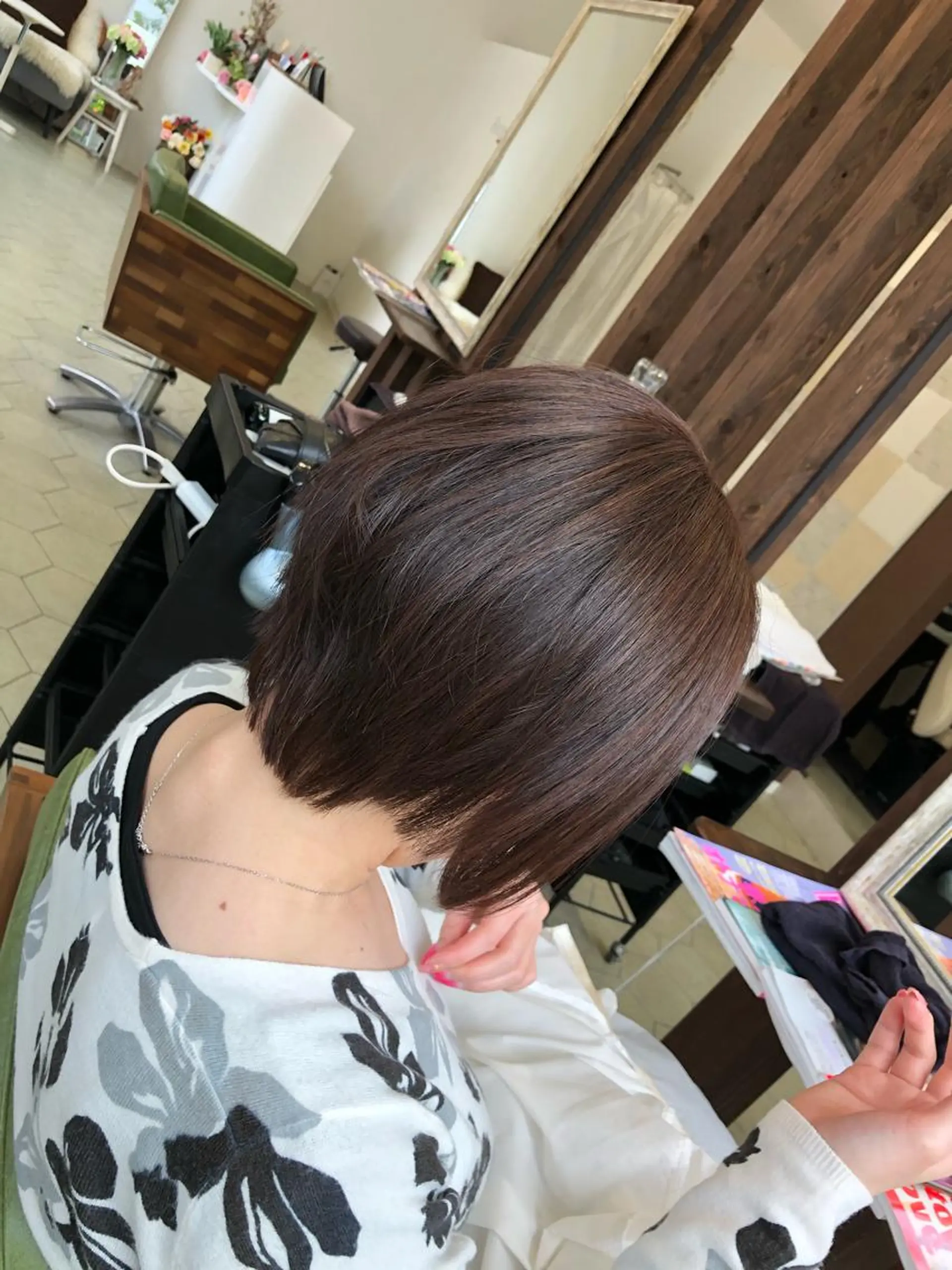 ショート カラー ショートヘア カット ヘアカラー share salon　SCENA所属・堤太志 メンズパーマ特化のヘアスタイル