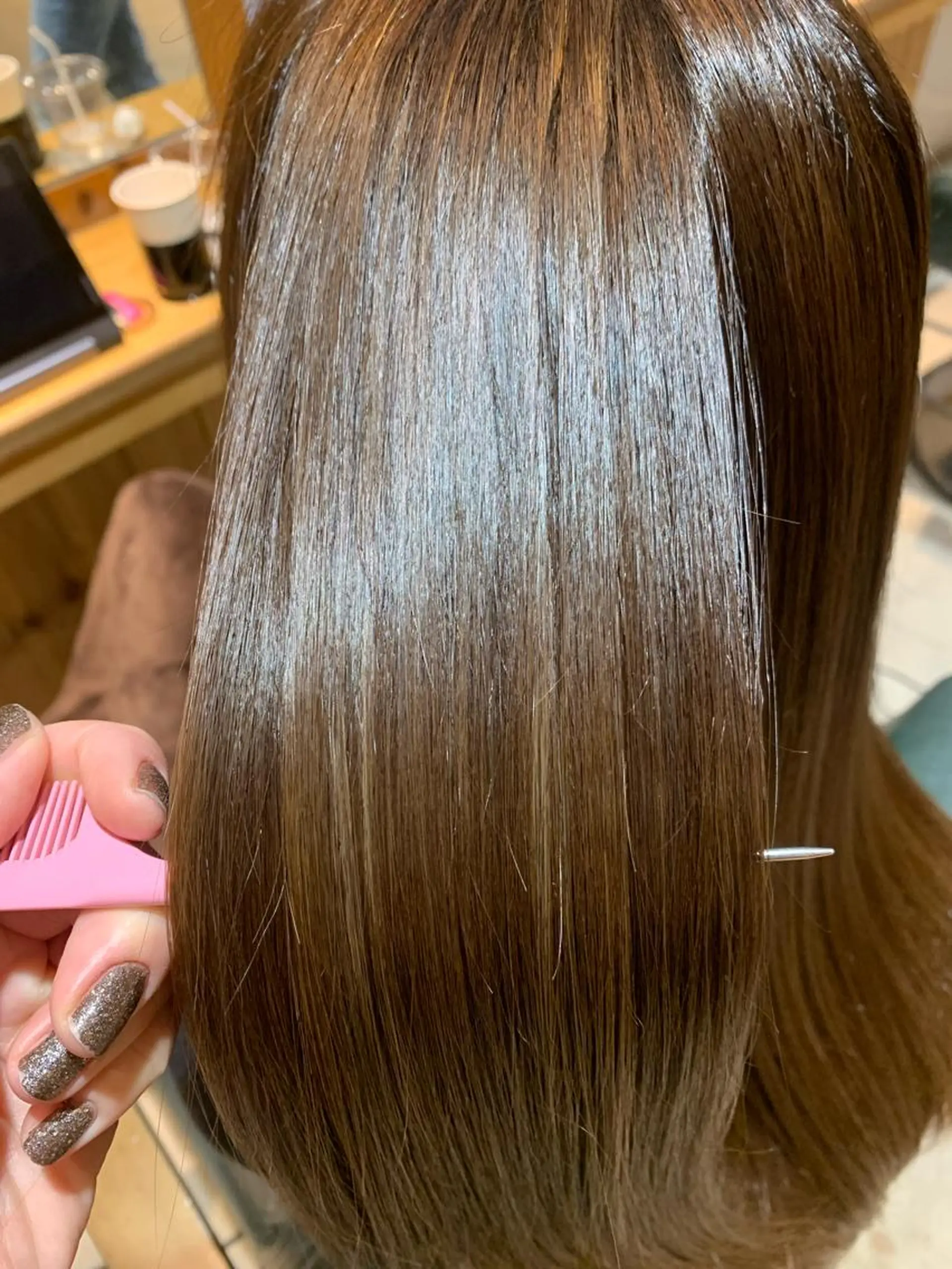 セミロング カラー ヘアアレンジ 髪質改善/縮毛/新宿 🫧SUZUKA🫧のヘアスタイル