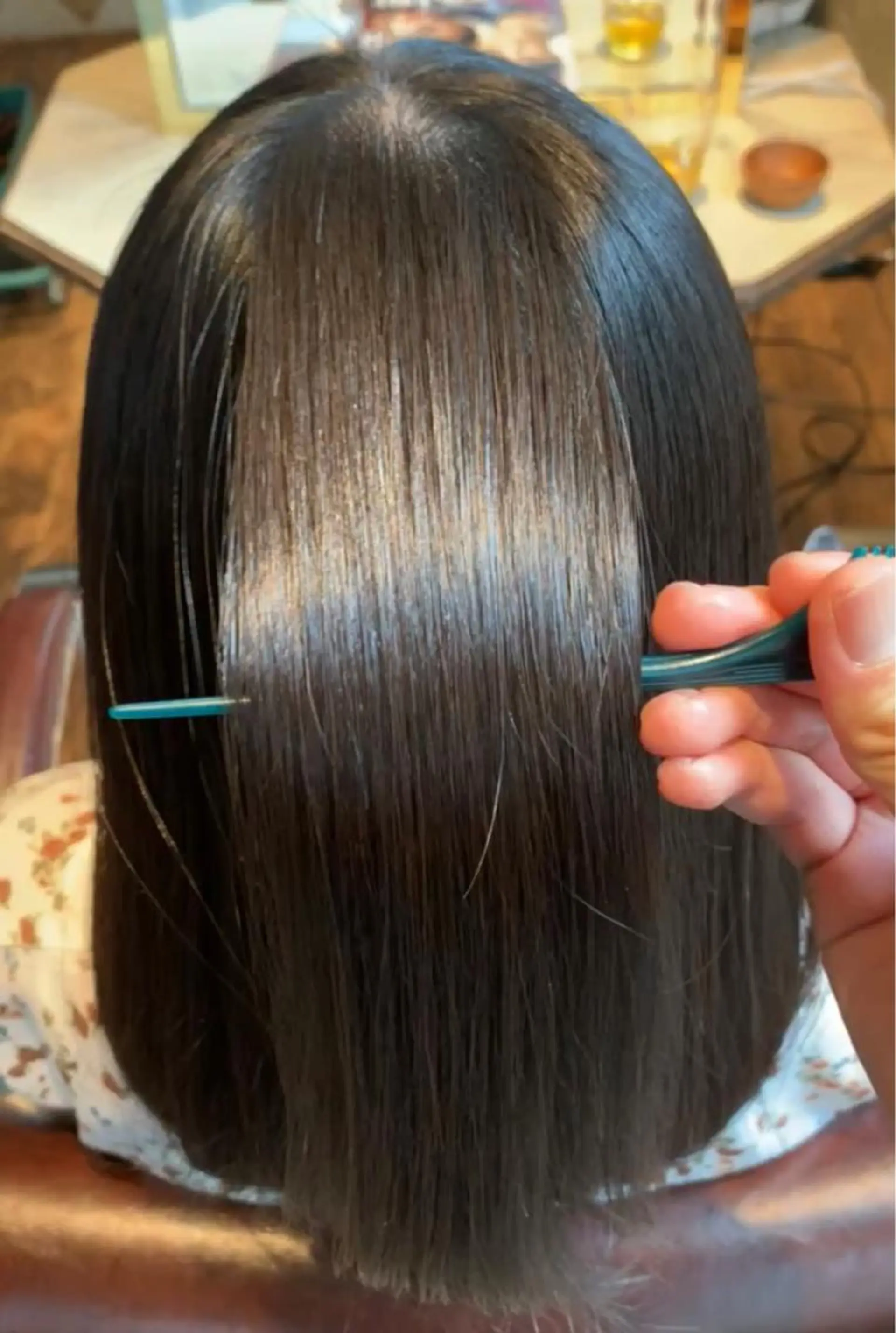 ミディアム 縮毛矯正 ＊くせ毛に特化＊ 【yun】のヘアスタイル