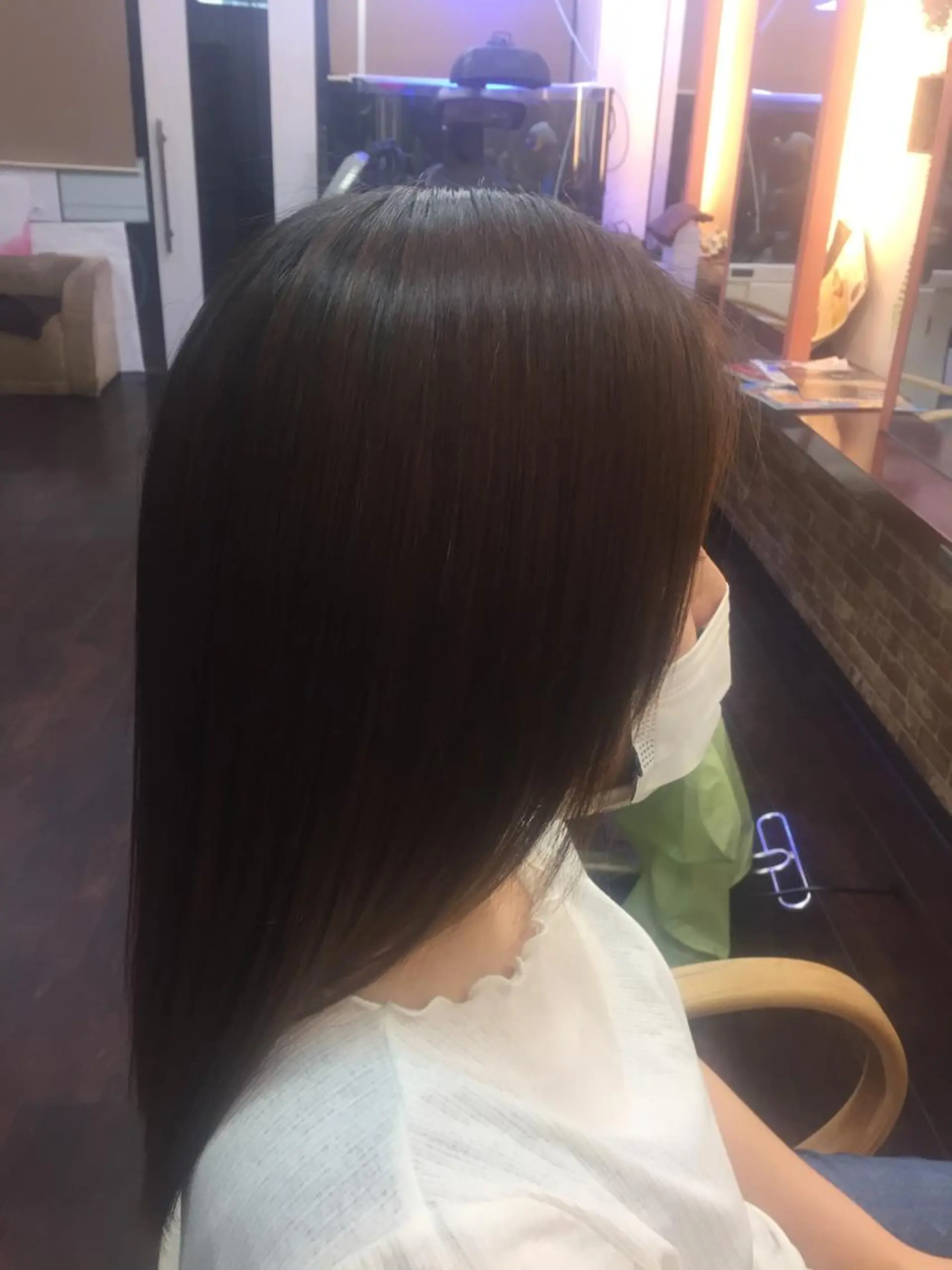 セミロング カラー パーマ 桧山 真のヘアスタイル