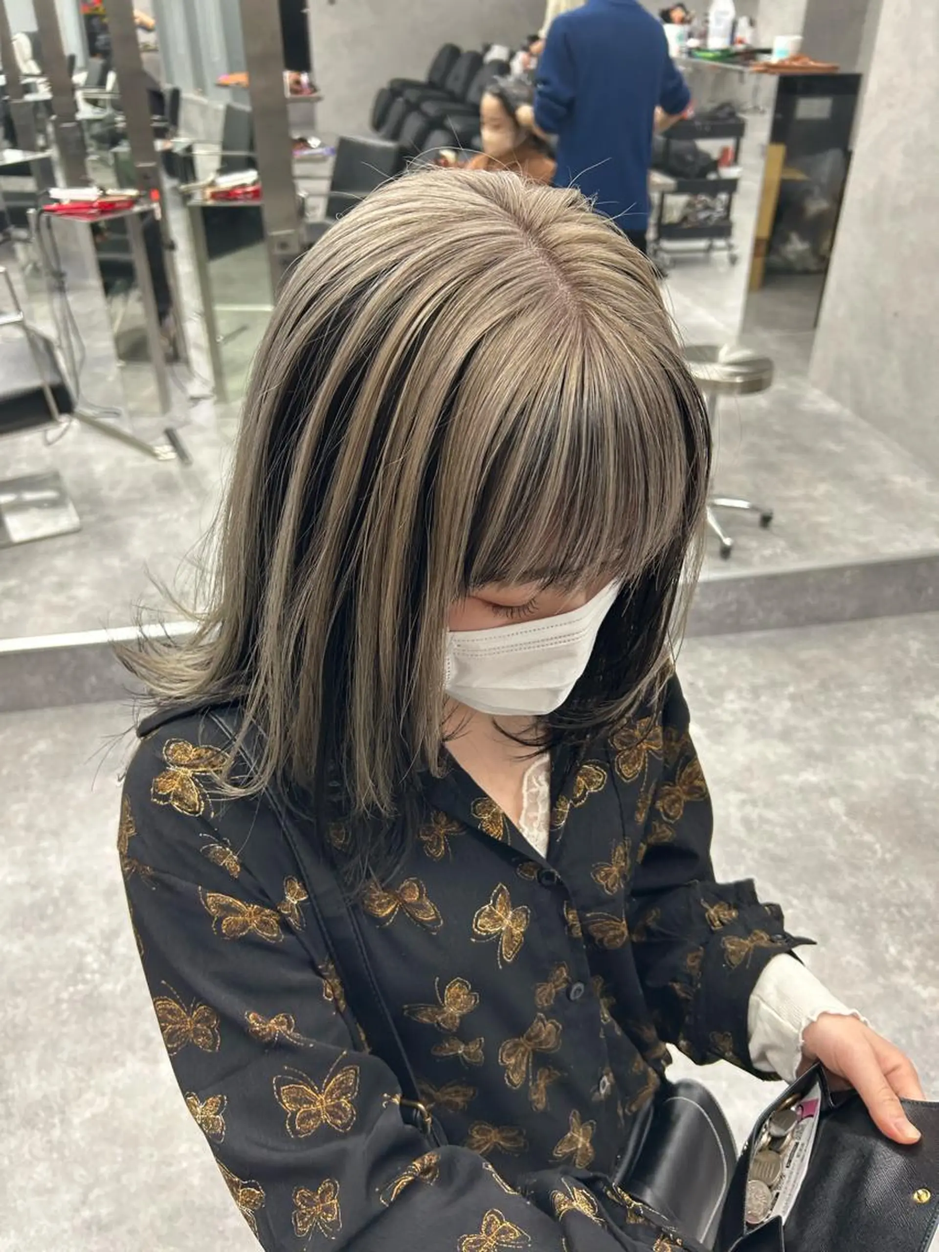 ミディアム カラー パーマ ヘアアレンジ メンズ キッズ ネイル マツエク・マツパ アイブロウ ショートボブ ミディアムパーマ メンズバレイヤージュ メンズブリーチ メンズハイライト PERCUT大阪堀江店所属・メンズヘアのカリスマ 北地　空のヘアスタイル