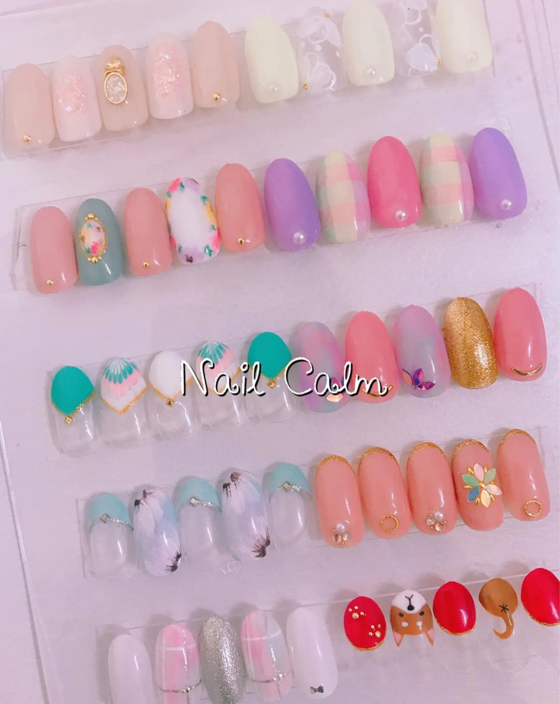 ネイル アートネイル ハンドネイル Nail Calm所属・プライベートサロン Calmのネイルデザイン
