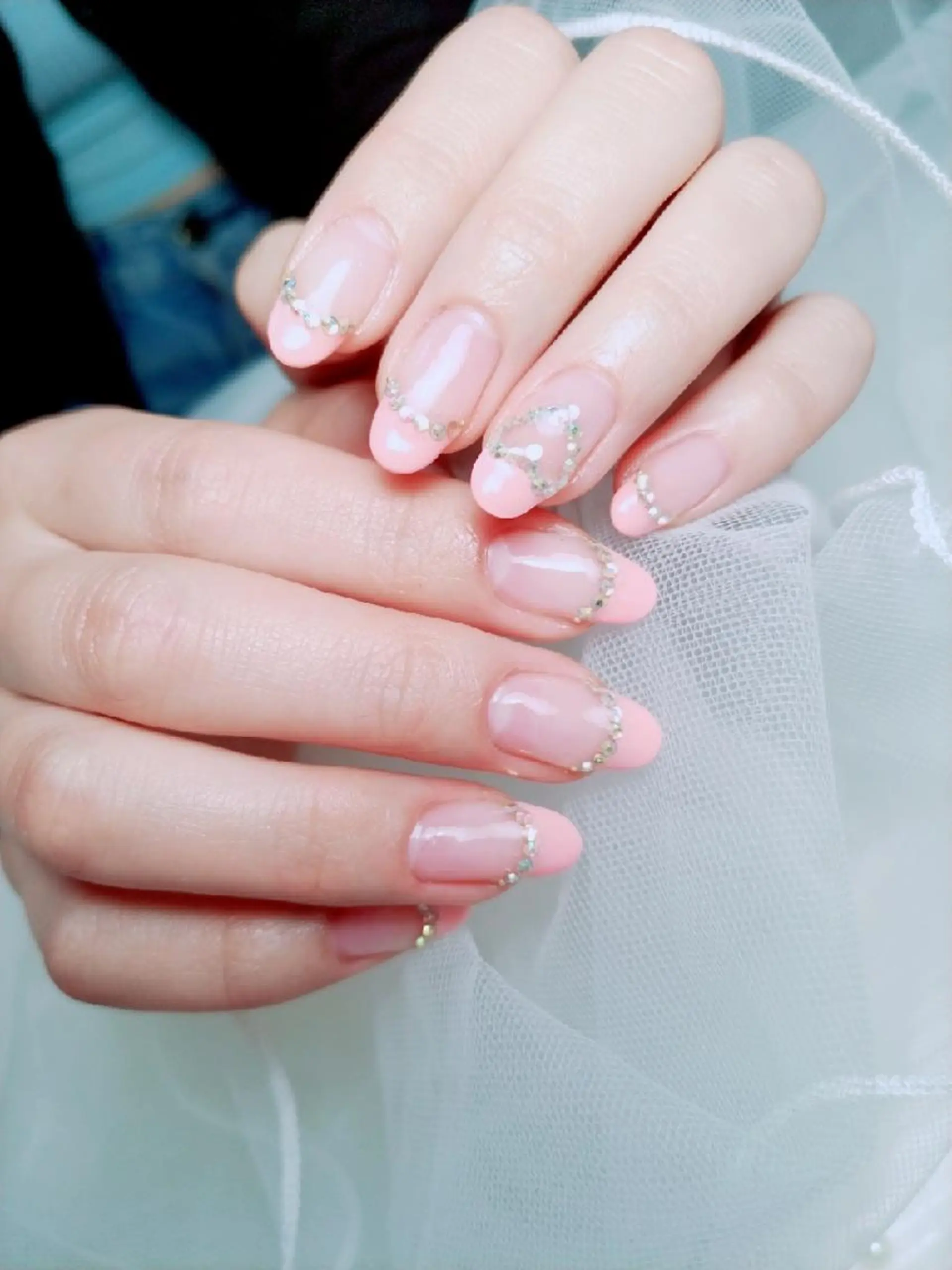 ネイル ストーンネイル ハンドネイル 門戸厄神プライベートサロンulunail所属・ulunail mikaのネイルデザイン