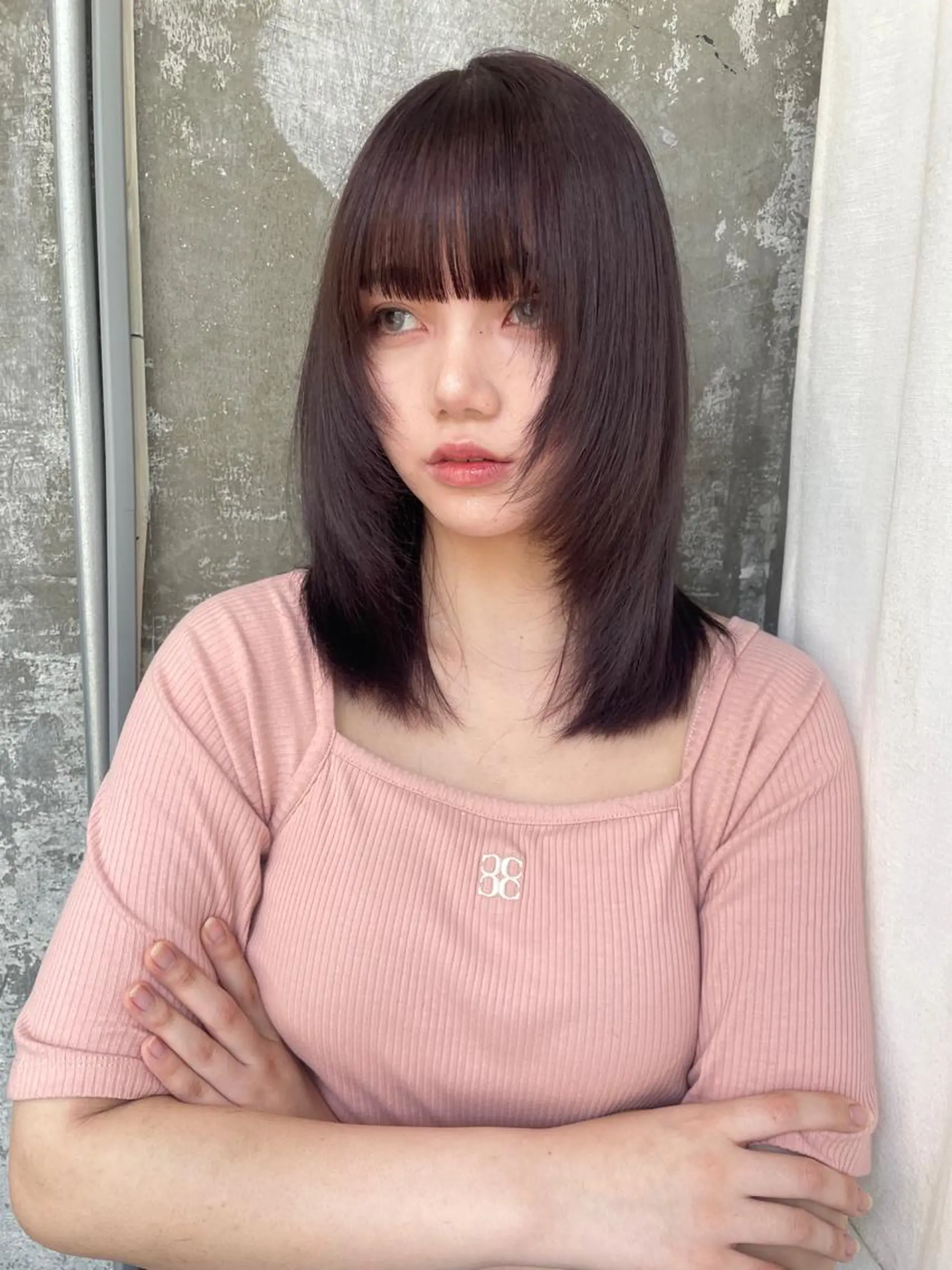 ミディアム カラー 韓国風ヘア レイヤーカット emu    head spa & treatment所属・髙塚碧🇰🇷 韓国ヘア🎗️のヘアスタイル