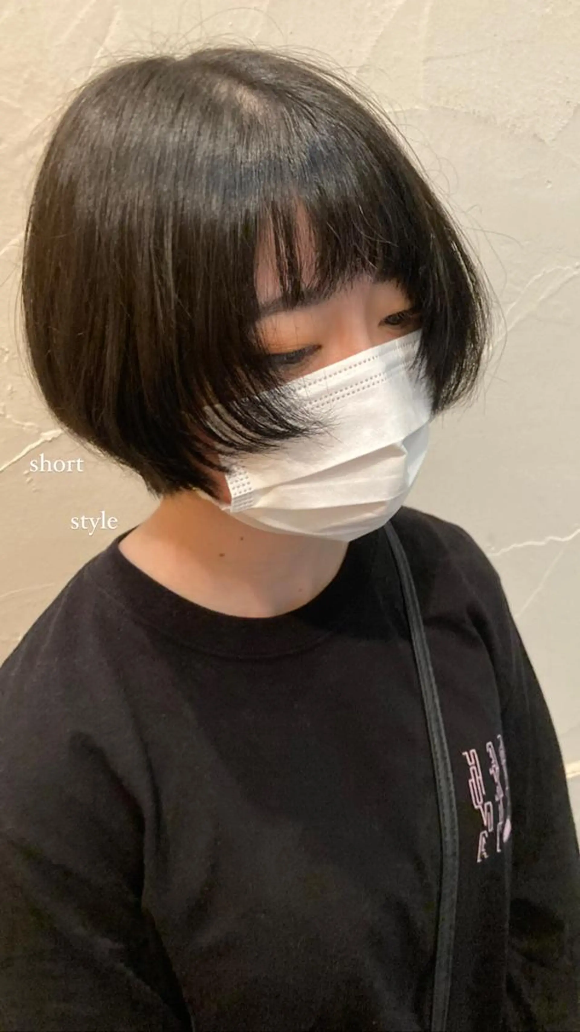 ショート ボブ 顔周りカット ウルフカット パーマ/名古屋パーマ / コデラ ナナホのヘアスタイル