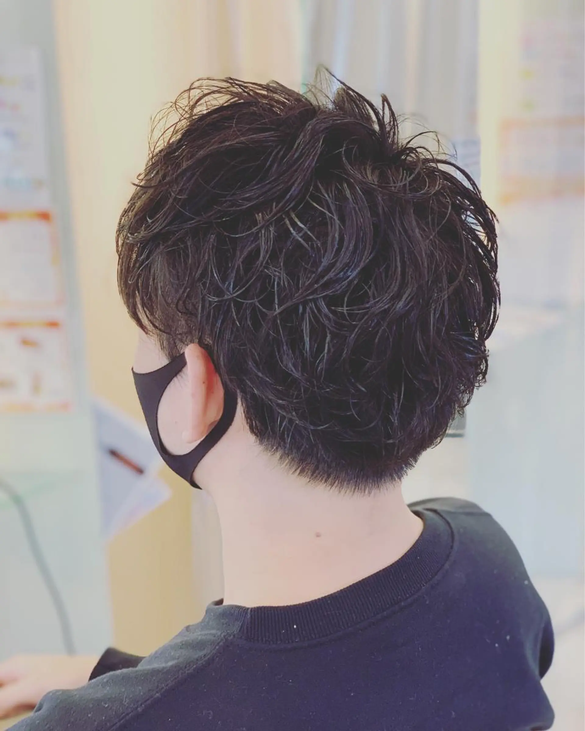 ショート パーマ メンズ メンズバレイヤージュ メンズブリーチ メンズハイライト メンズインナーカラー ツーブロック カット パーマ トータルビューティー K:R鶴川のヘアスタイル