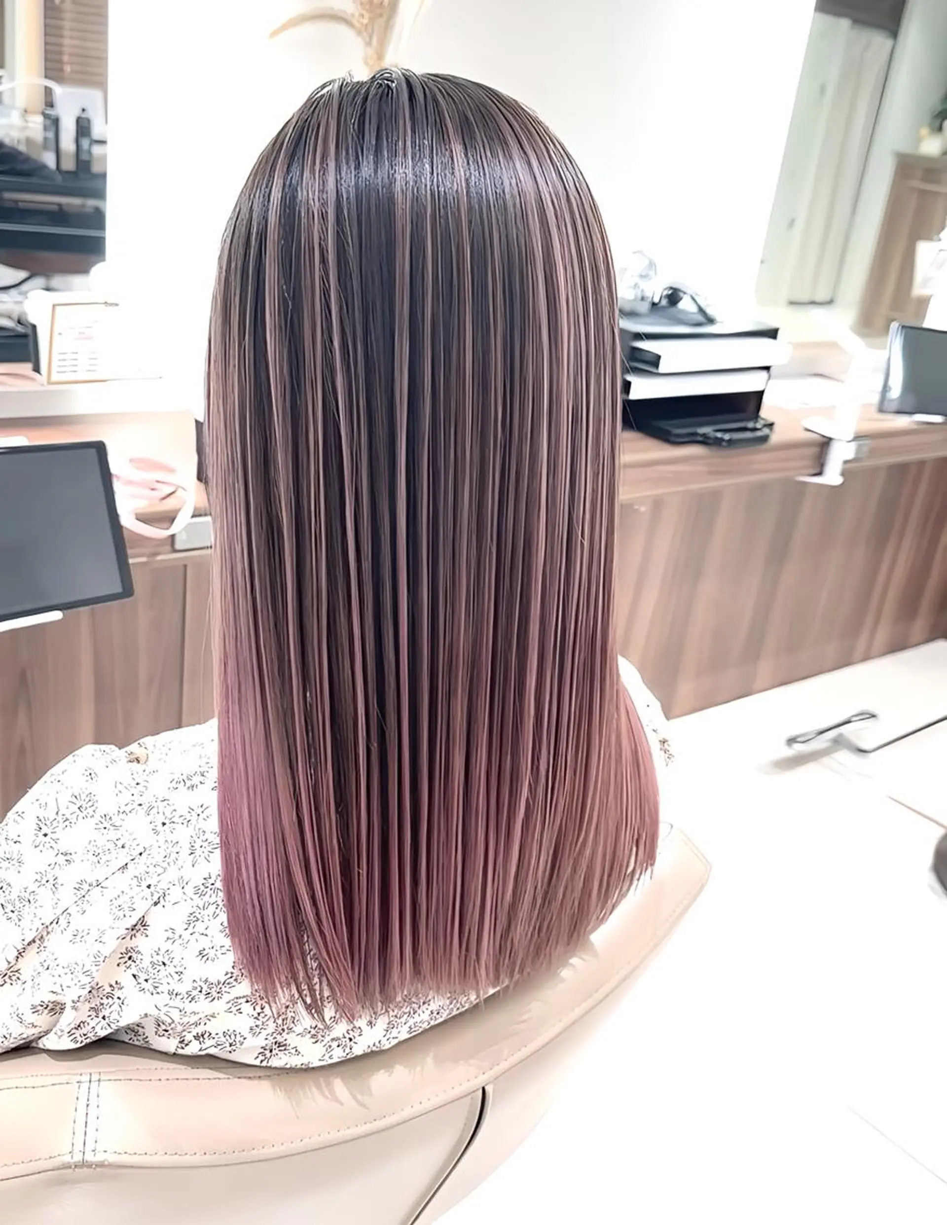 カラー 髪質改善 ヘアカラー トリートメント ＡＳＨ 大宮のヘアスタイル
