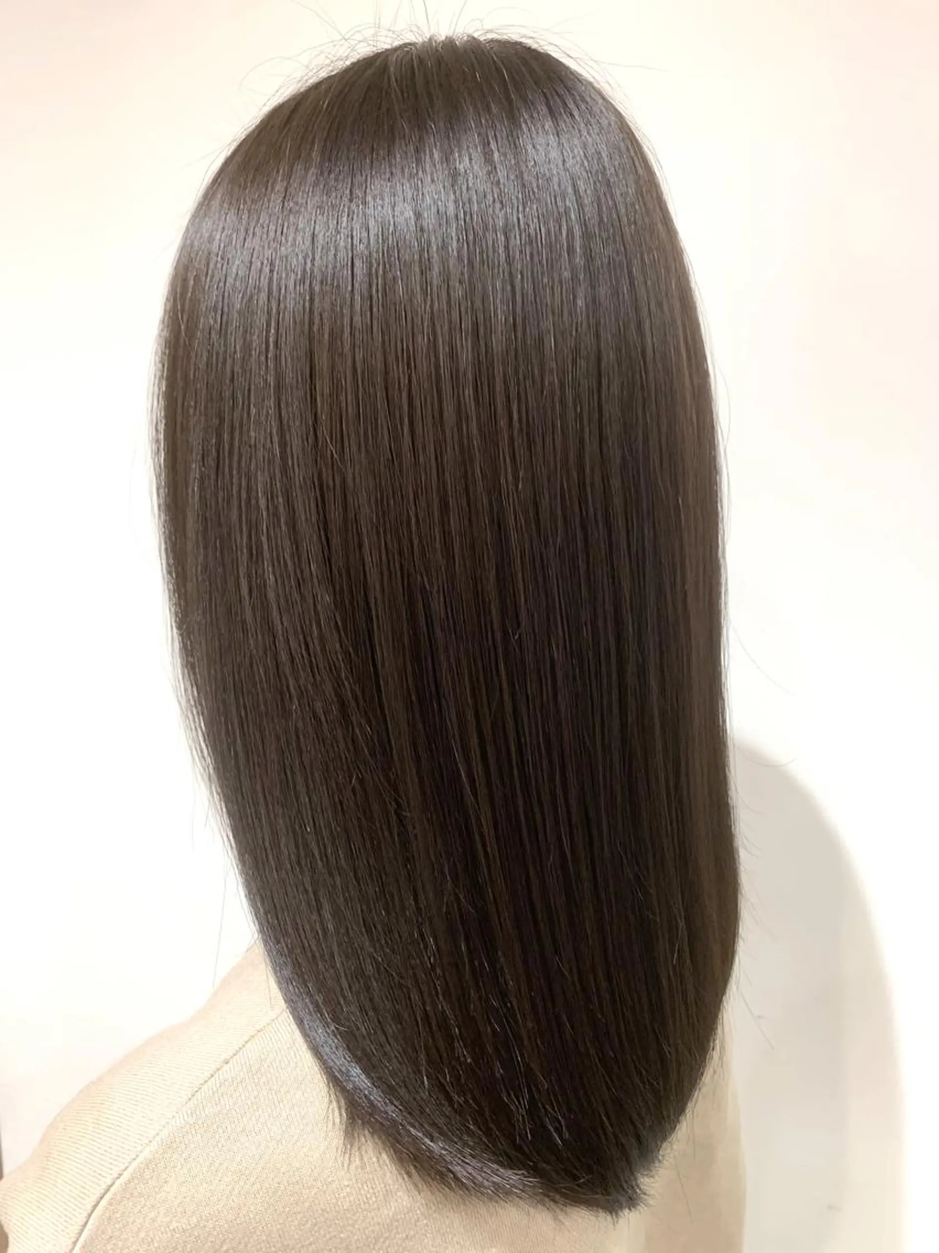 ミディアム 縮毛矯正/髪質改善/ 石橋代智のヘアスタイル