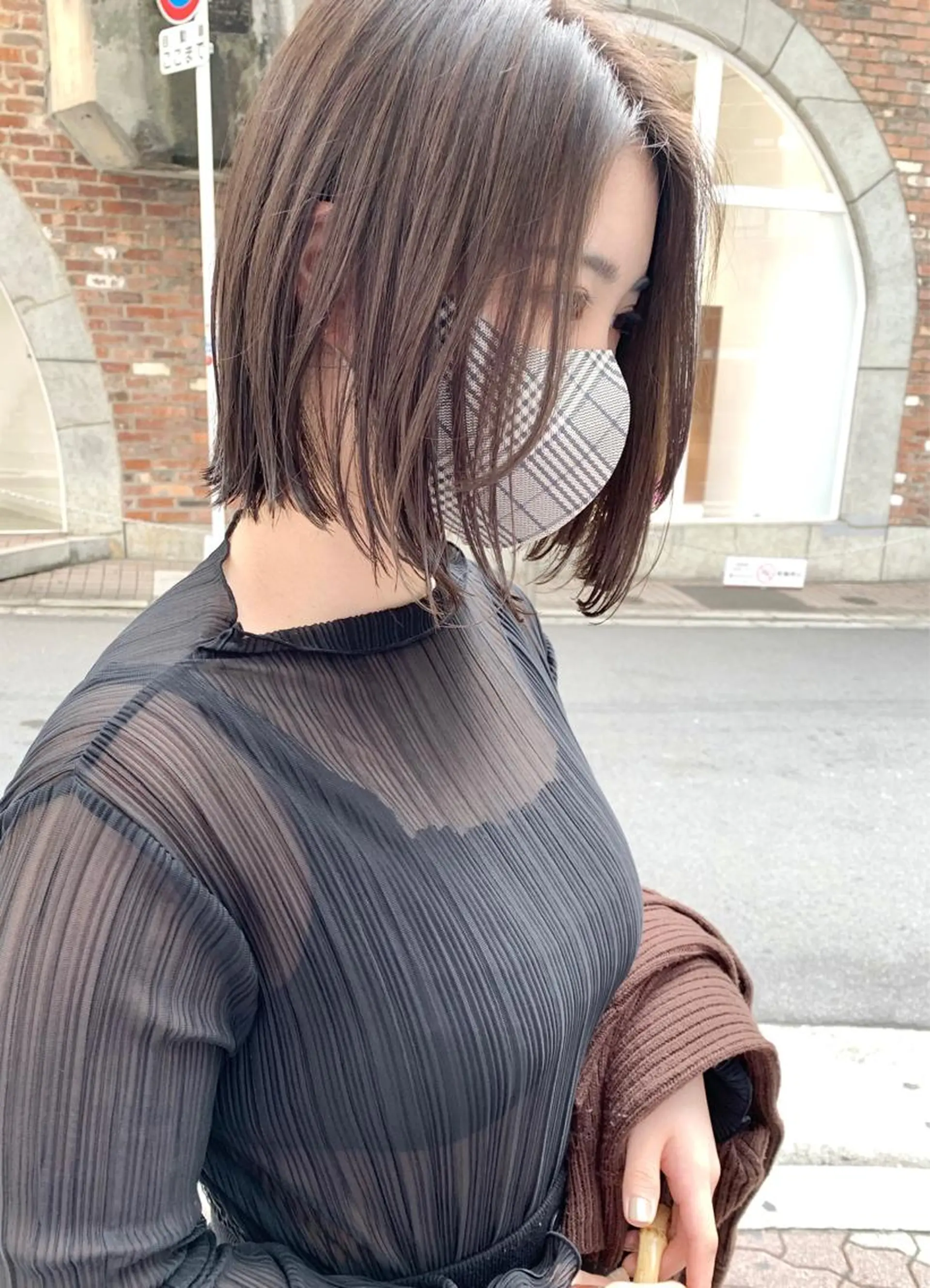 ショート カラー ボブ ヘアカラー 樫原裕二 /柔らかいカラーのヘアスタイル