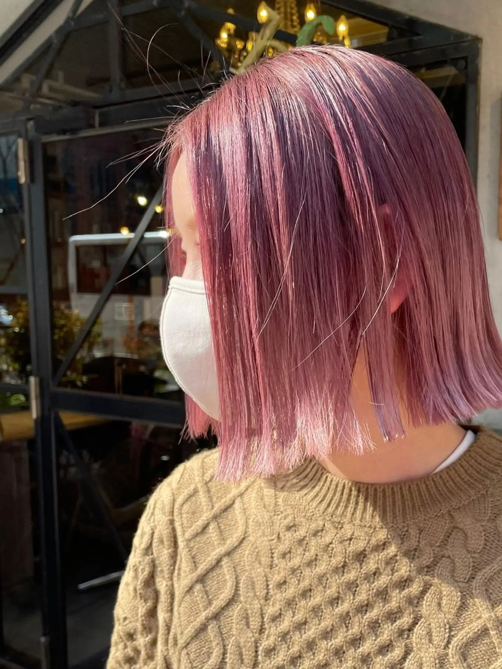 ショート カラー ハンサムショート 透明感カラー ハイライトカラー ハイトーンカラー インナーカラー ヘアカラー トリートメント Kozy  hair design所属・東 史夏のヘアスタイル