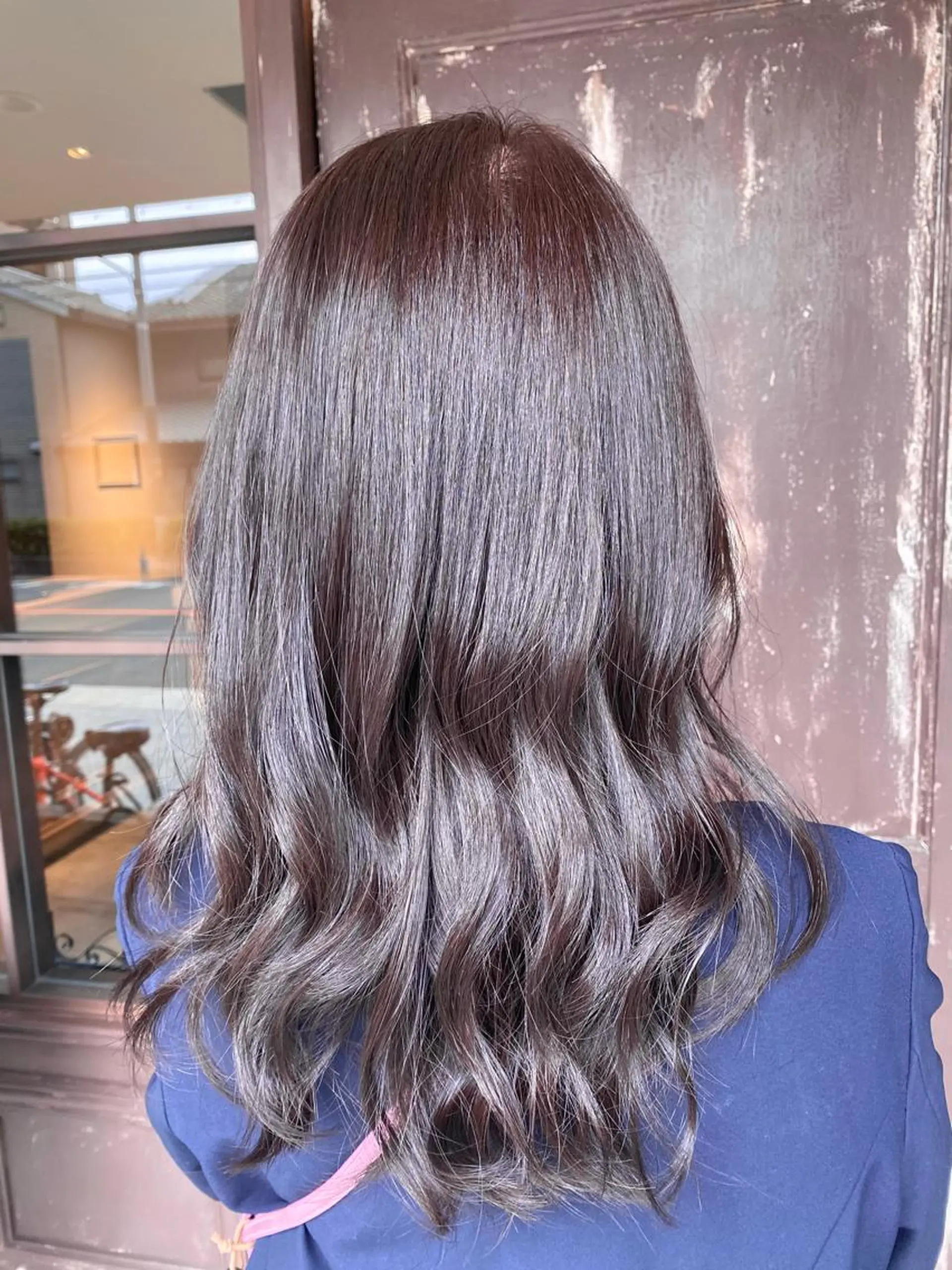 ミディアム カラー ブラウンカラー 川越 輝梨奈のヘアスタイル