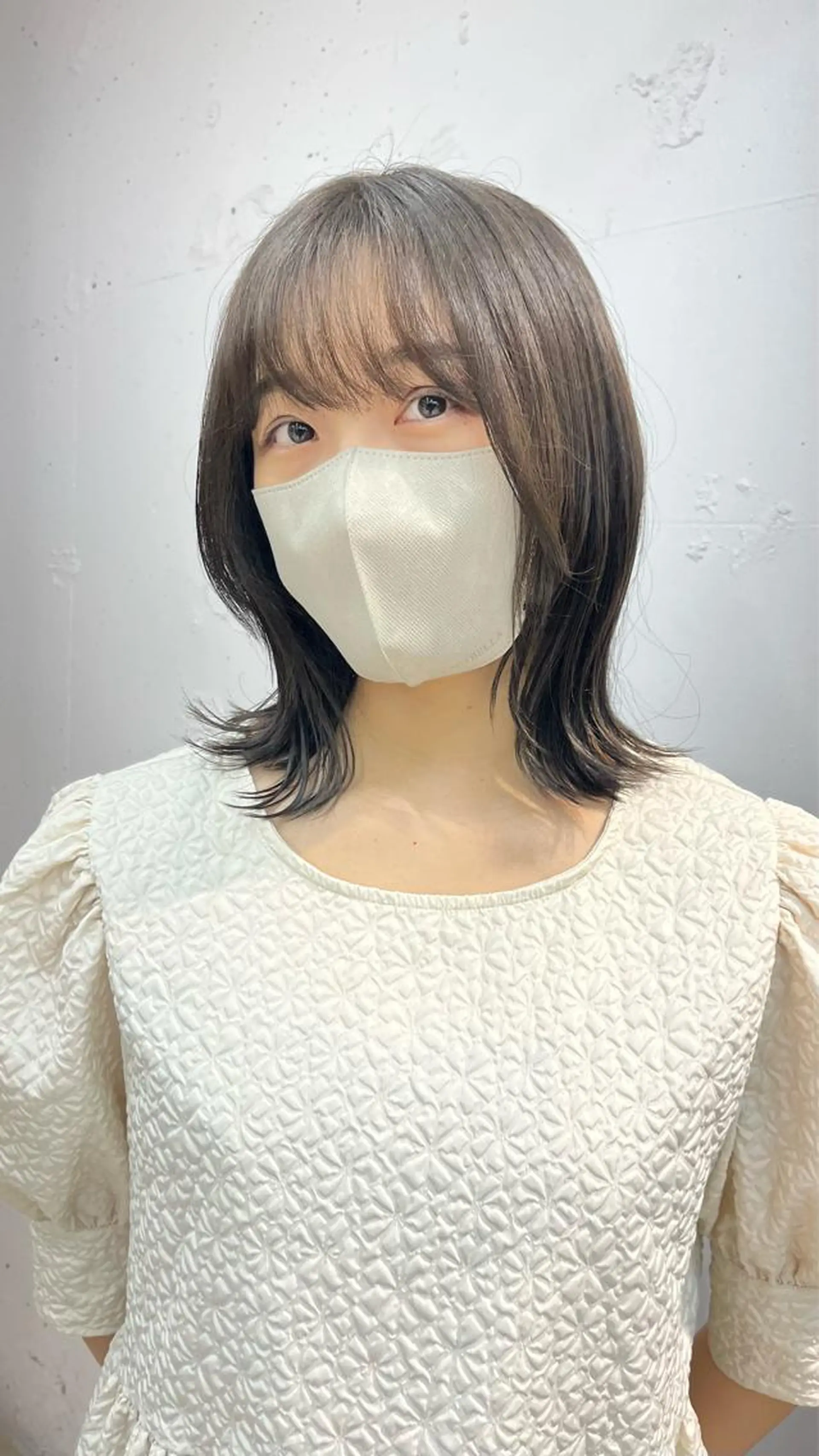 カラー ボブ・顔まわり 💎愛唯(めい)のヘアスタイル