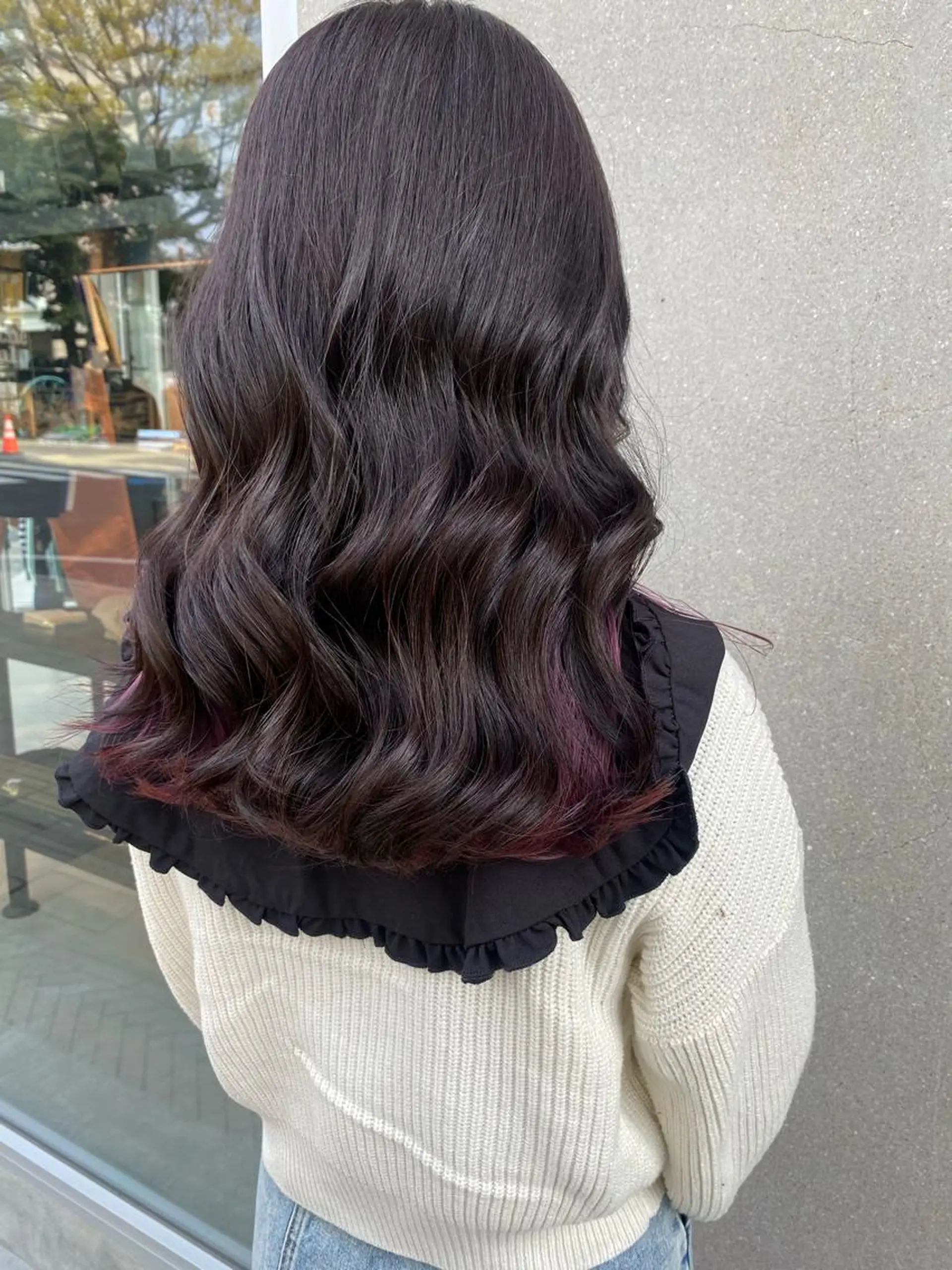 カラー ヘアカラー AYANE 韓国ヘア /レイヤーカットのヘアスタイル