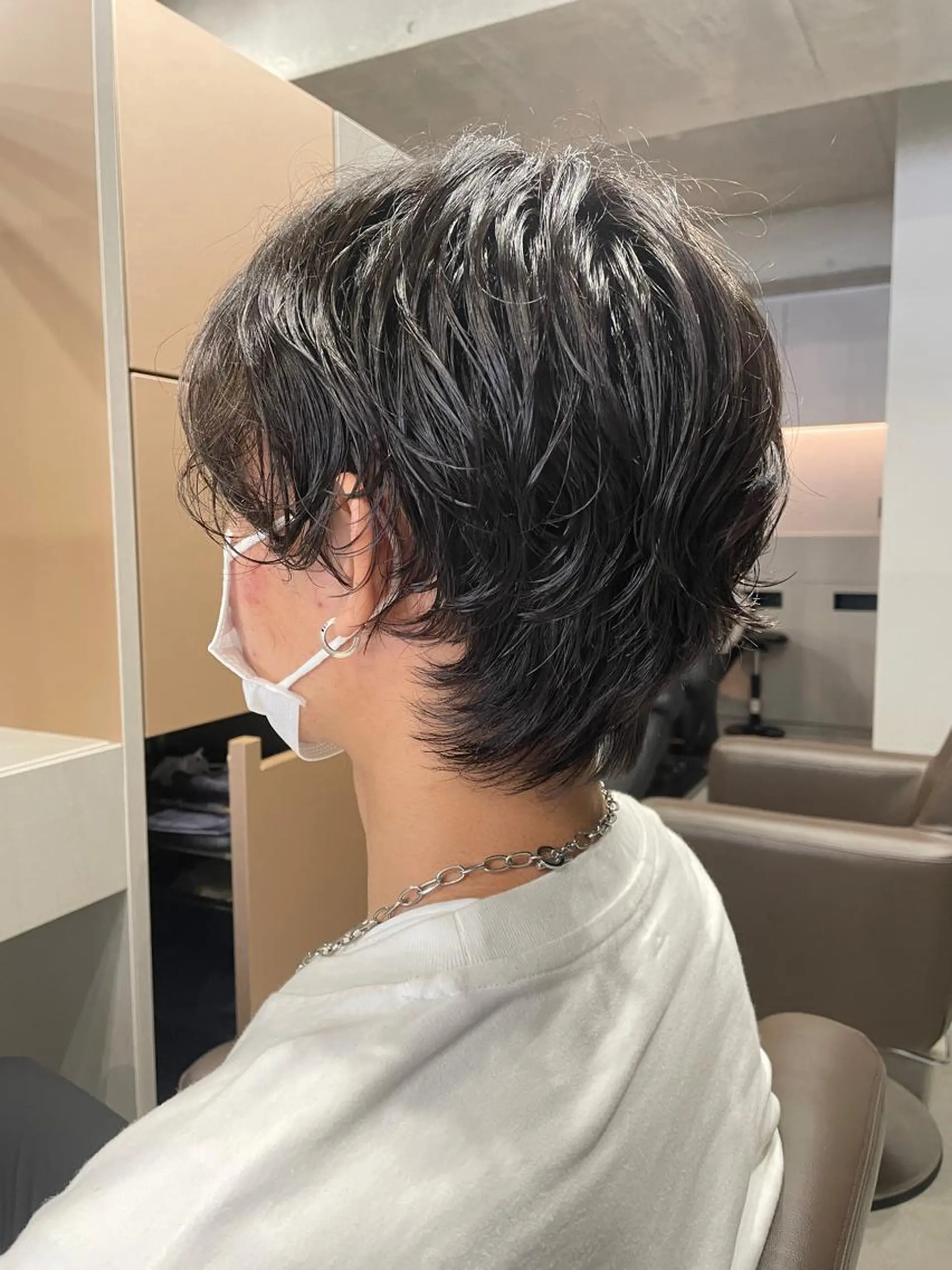 ショート パーマ メンズ メンズパーマ カット 吉田一輝 外国人パーマのヘアスタイル