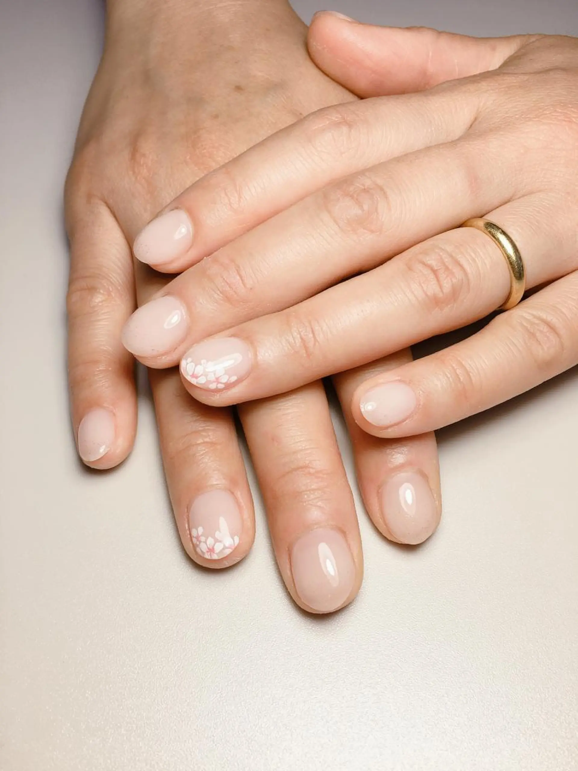 ネイル アートネイル 桜ネイル ハンドネイル kipinail 川﨑えりかのネイルデザイン