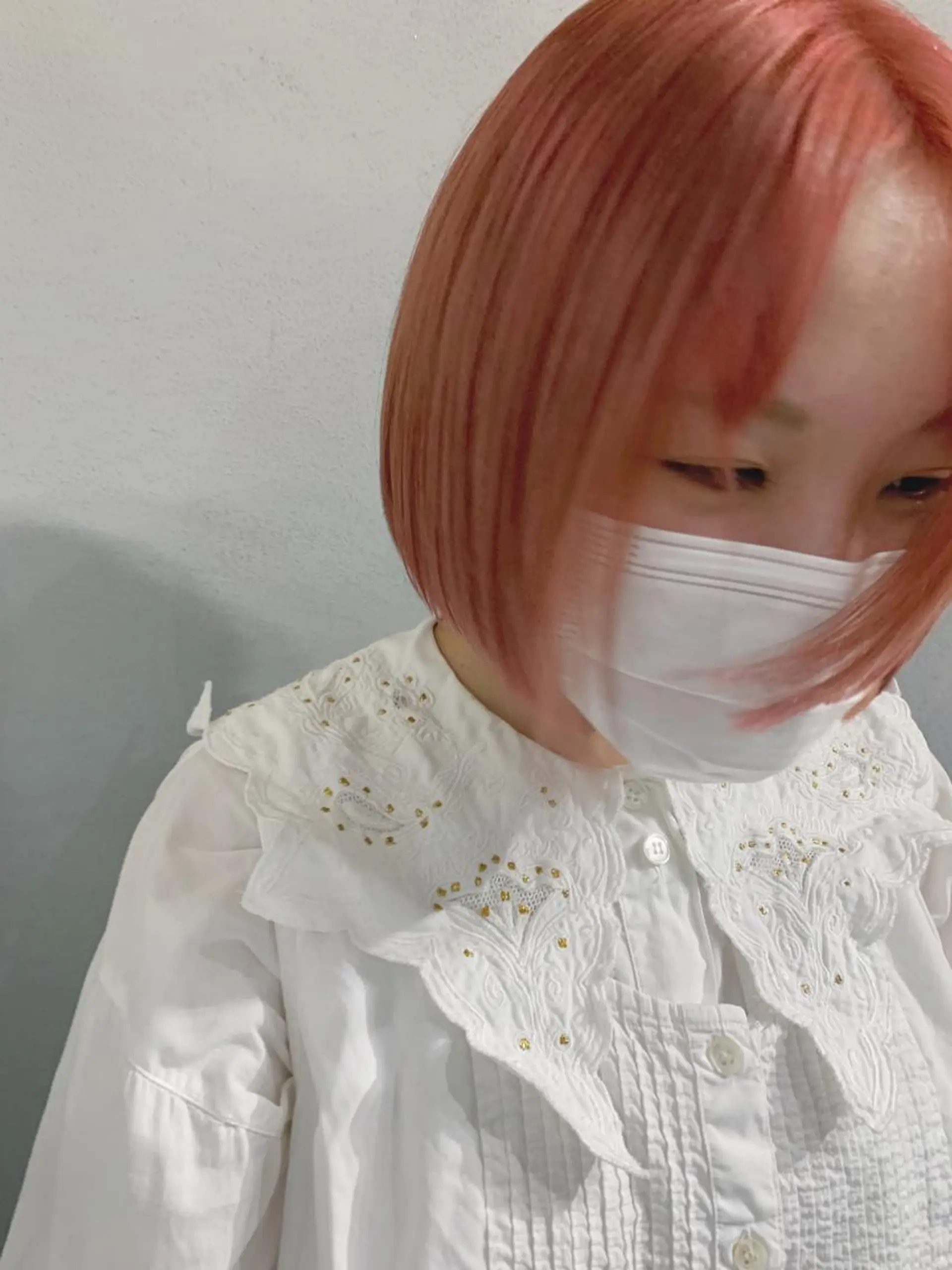 ショート カラー ボブパーマコテ巻き風 パーマNo1深江秀平のヘアスタイル