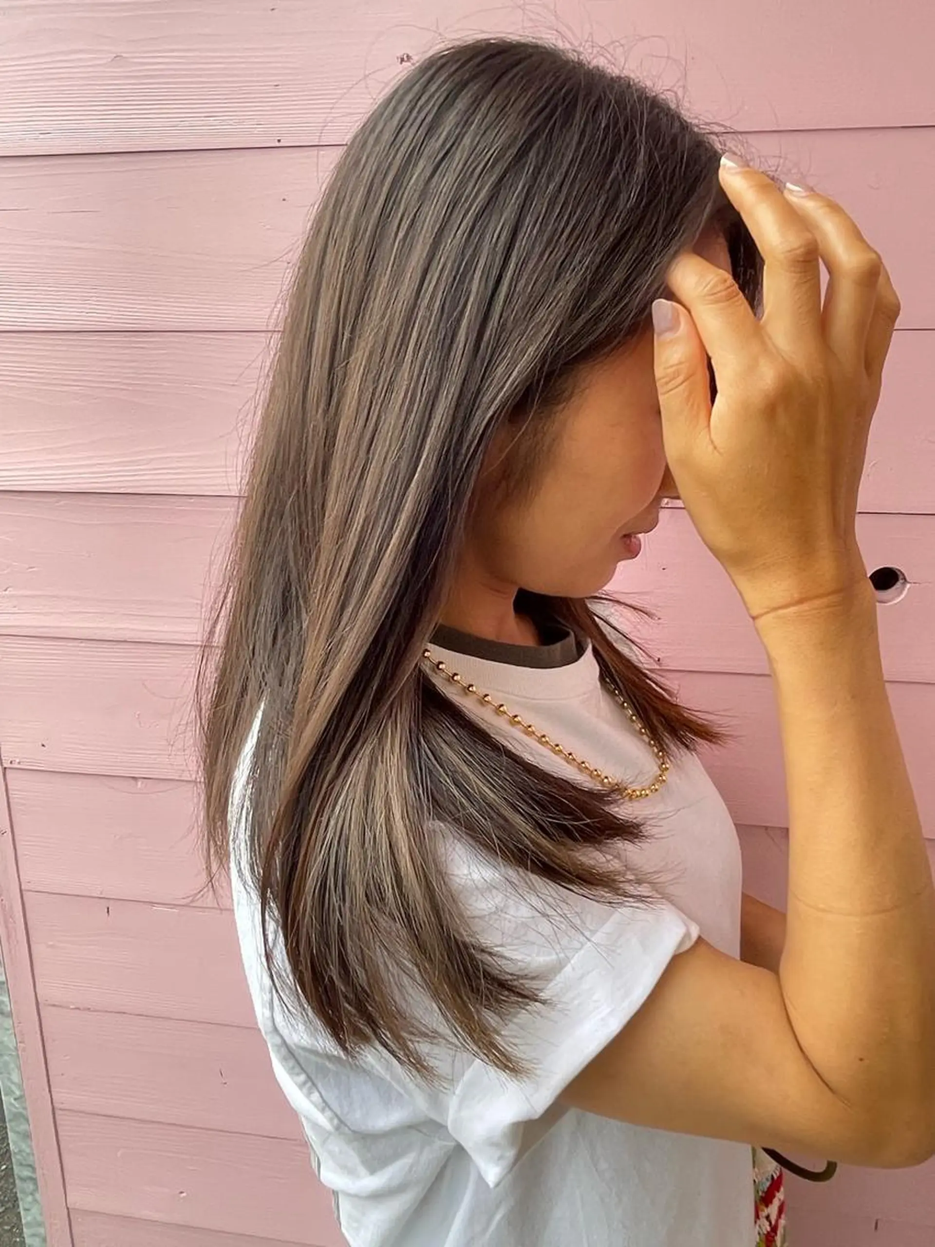 ロング カラー ベージュカラー ブリーチ 透明感カラー 【史上最高】口コミ No.1/ナツキのヘアスタイル