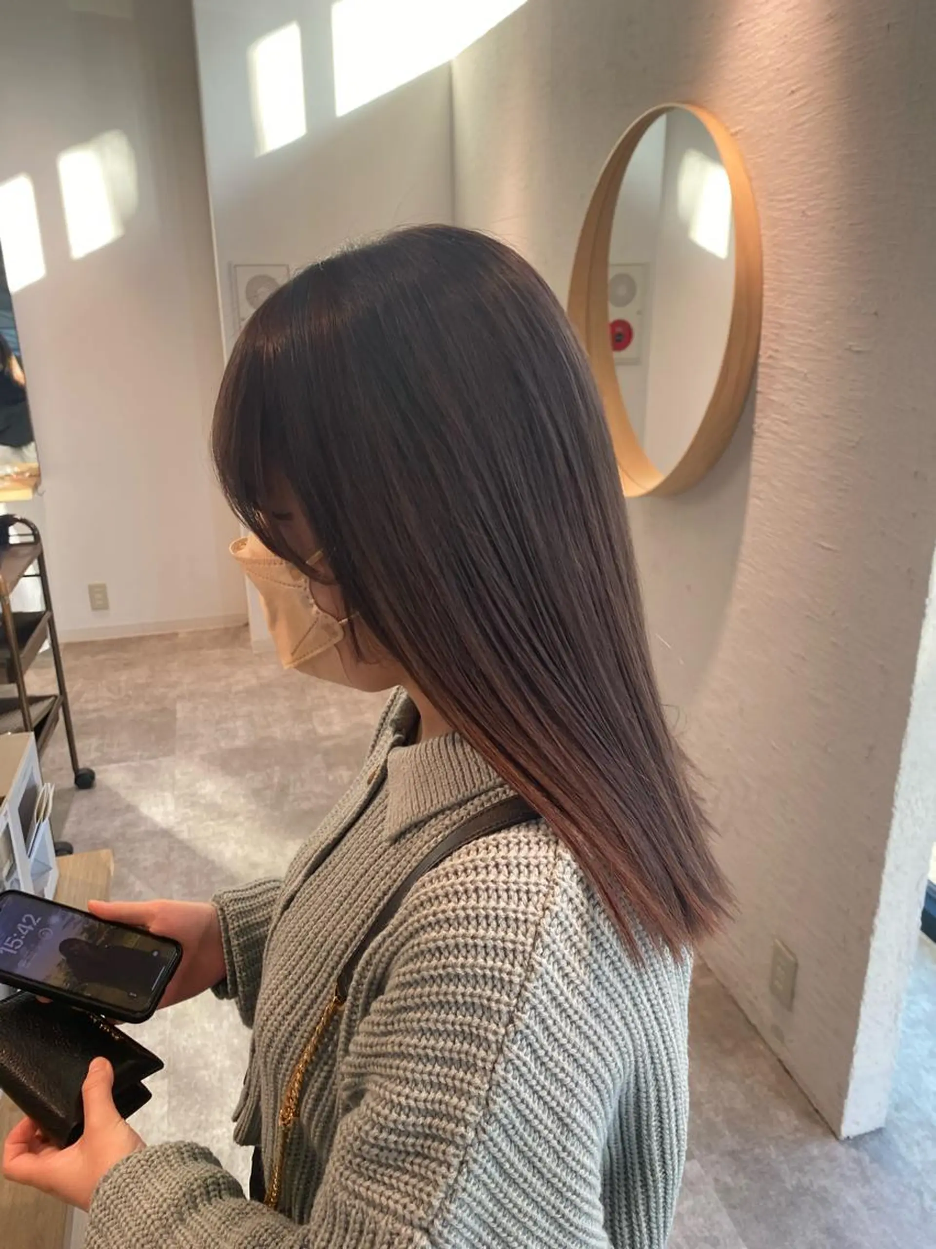 カラー ブラウンカラー ラベンダーカラー ヘアカラー オスズ 🎀´-のヘアスタイル