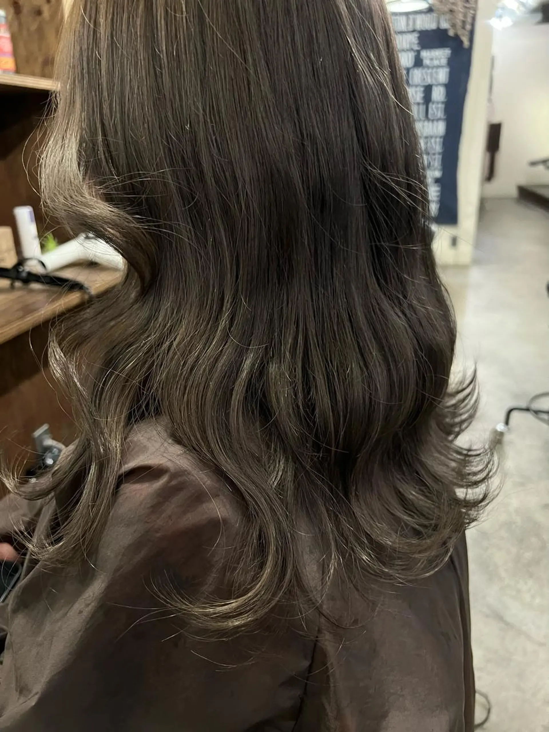 セミロング カラー Rino kanayama所属・Rino 金山 ／ 宮澤 萌のヘアスタイル