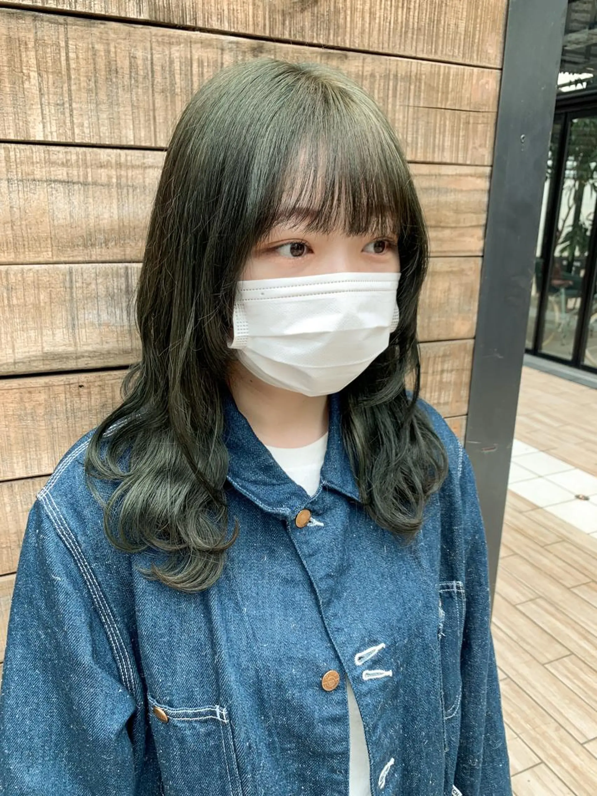 セミロング カラー ヘアアレンジ ブリーチ カット ヘアカラー トリートメント yuka .のヘアスタイル