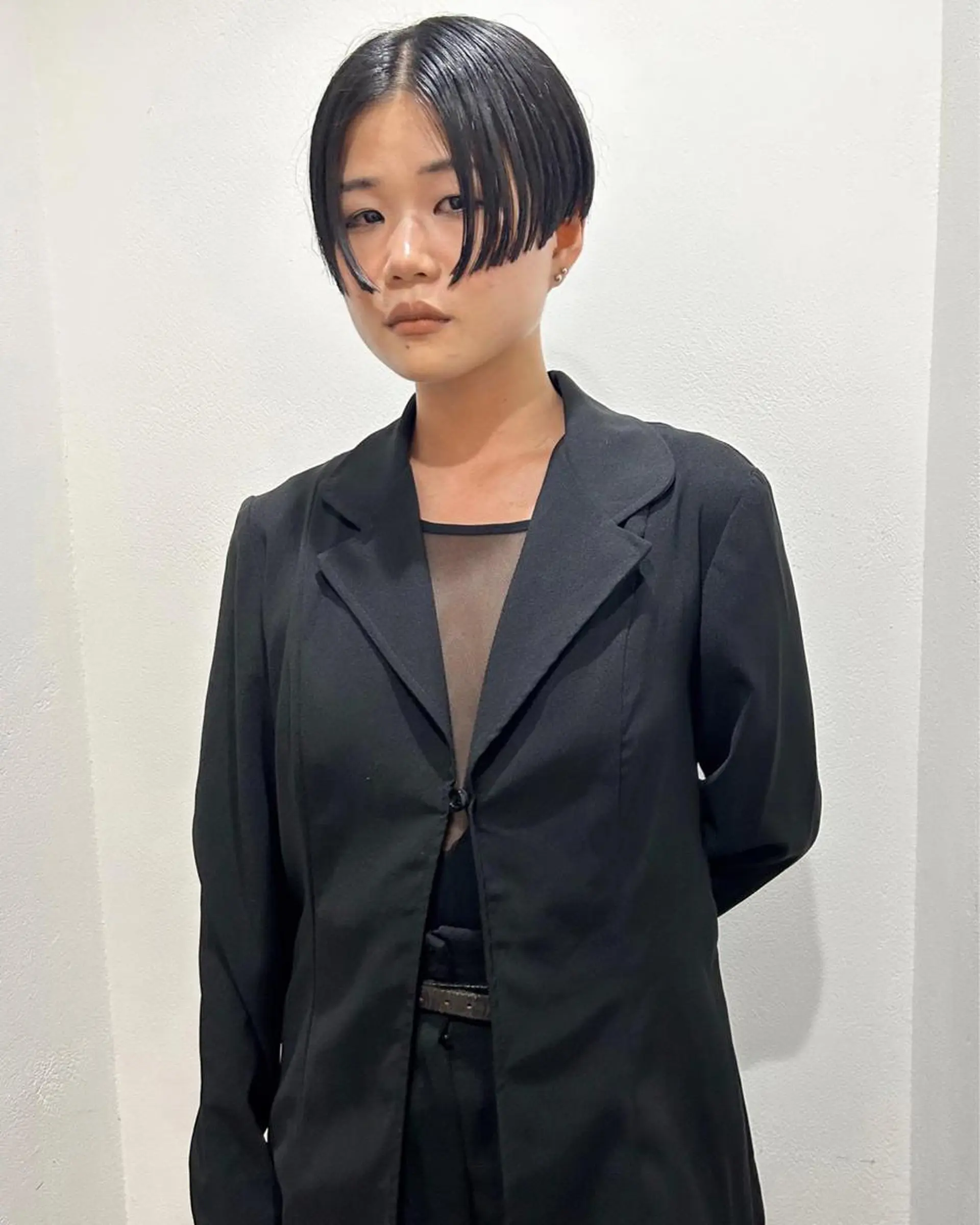 ショート カット トリートメント Loom.所属・村上雅人 ナチュラルモードのヘアスタイル