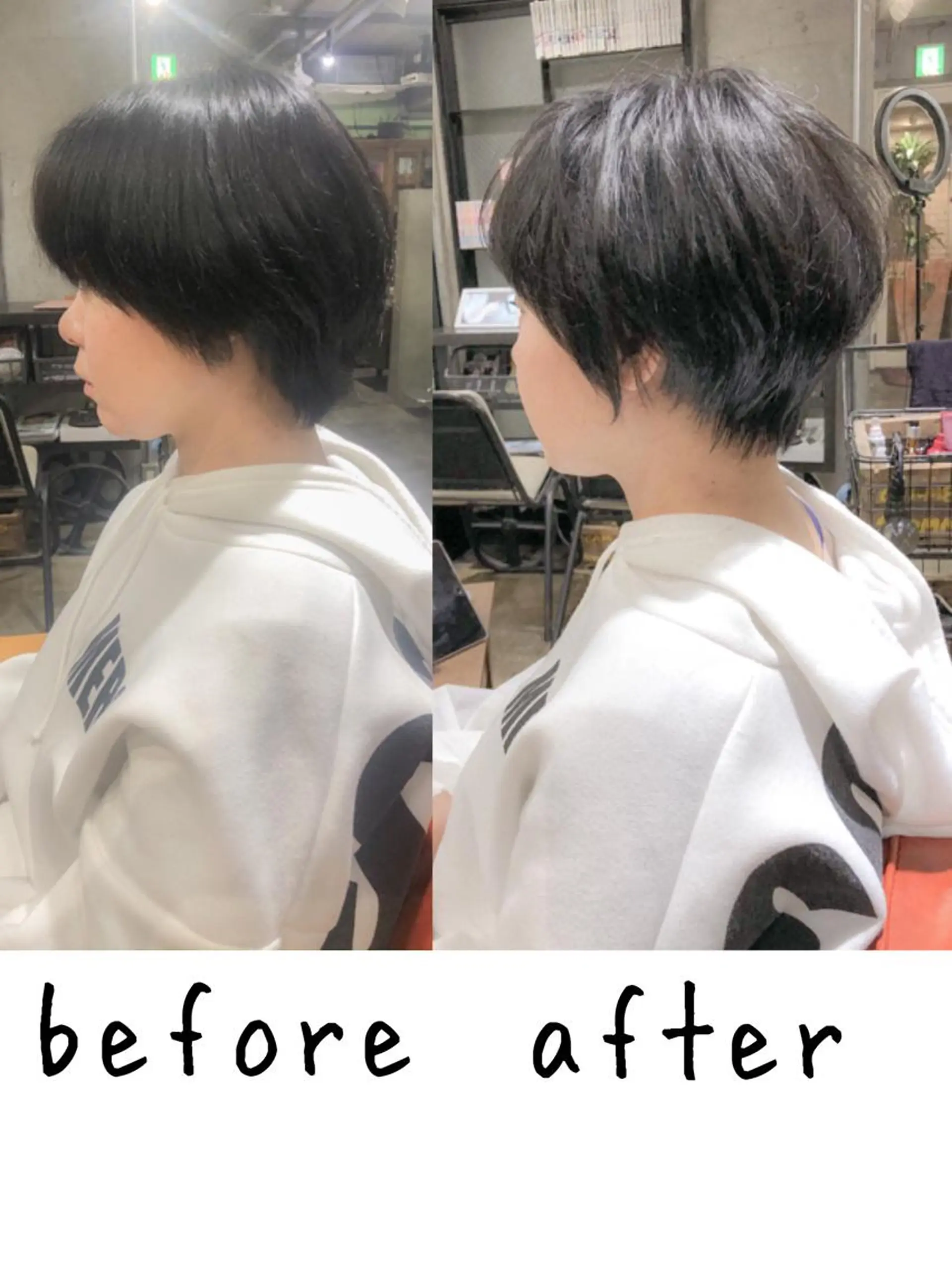 ショート 丸みショート ショートヘア 北條 優輝のヘアスタイル