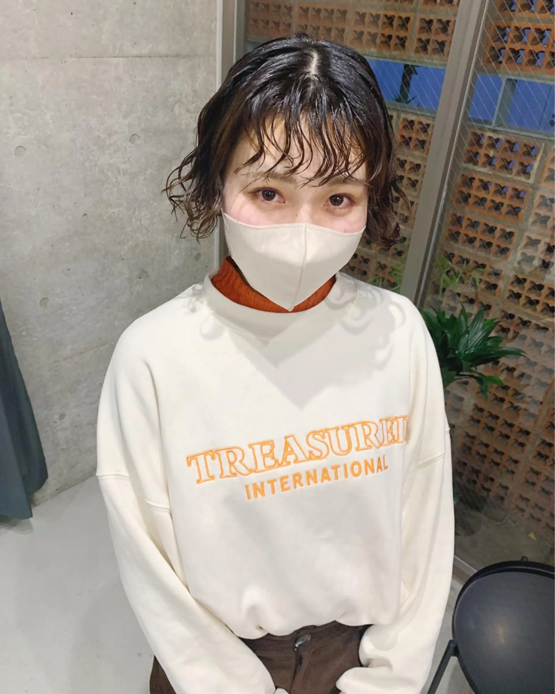 パーマ ボブパーマコテ巻き風 パーマNo1深江秀平のヘアスタイル