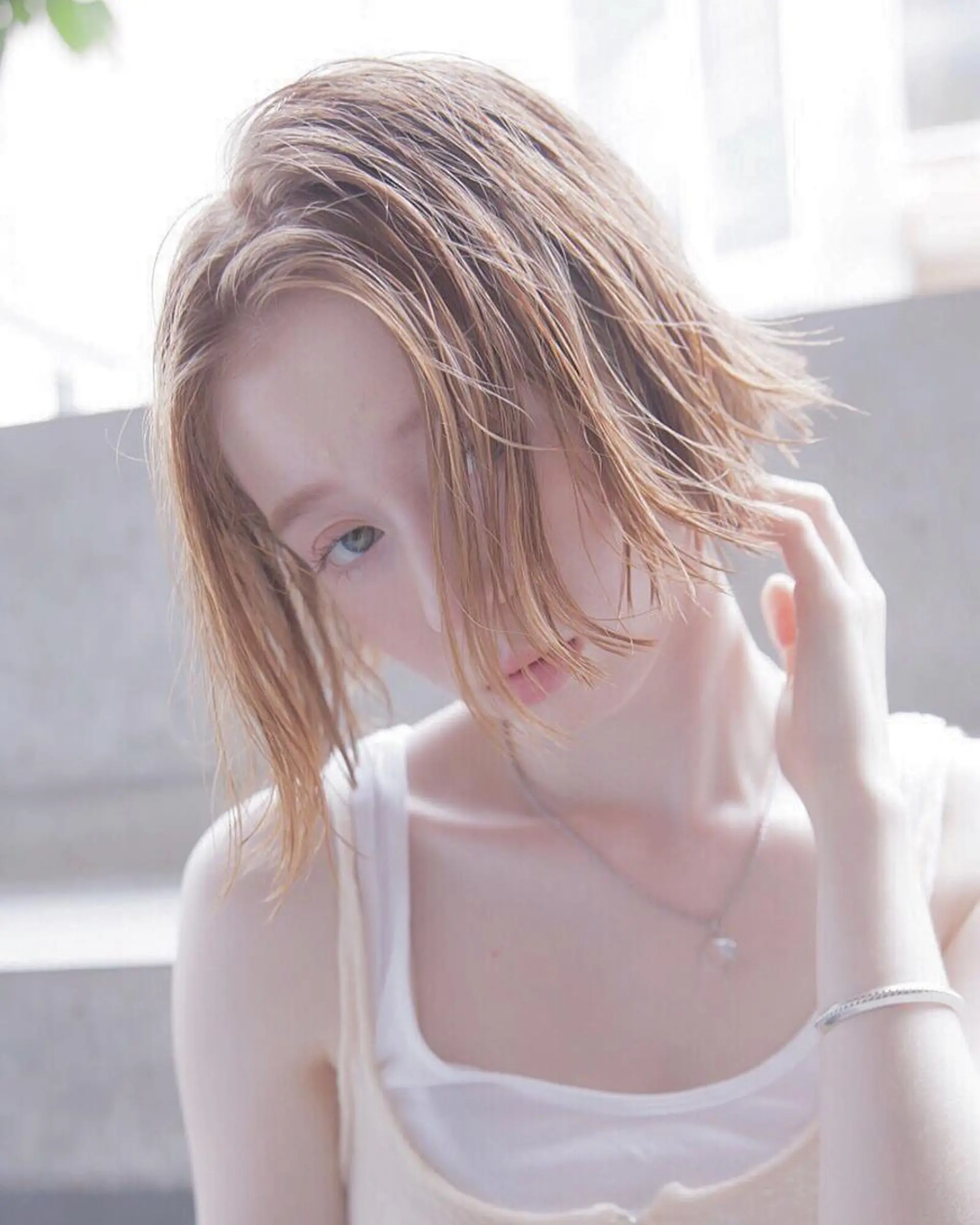 ミディアム カラー hao所属・西山 頌太のヘアスタイル