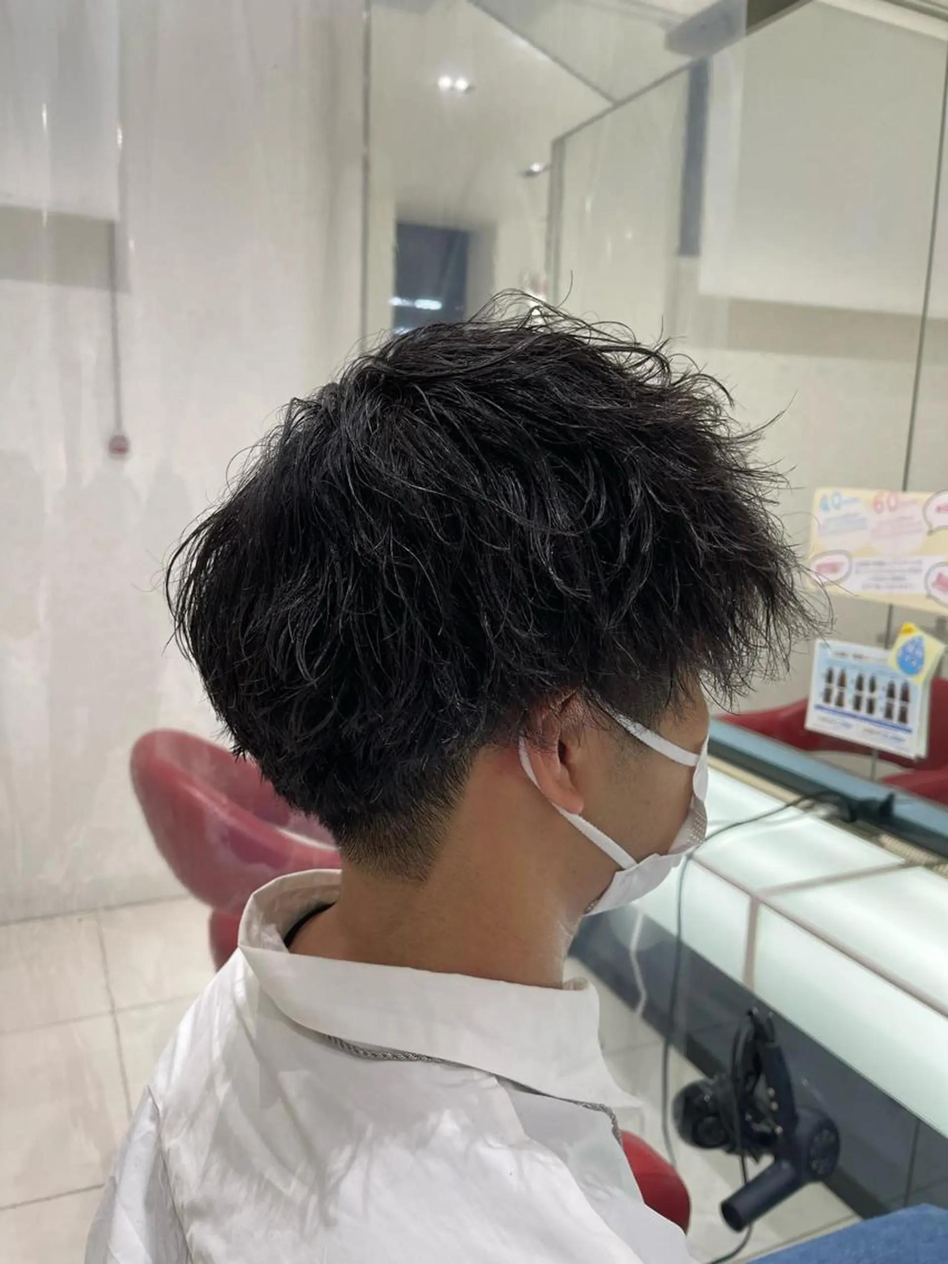 パーマ スパイラルパーマ メンズ/メンズパーマ 服部太地のヘアスタイル