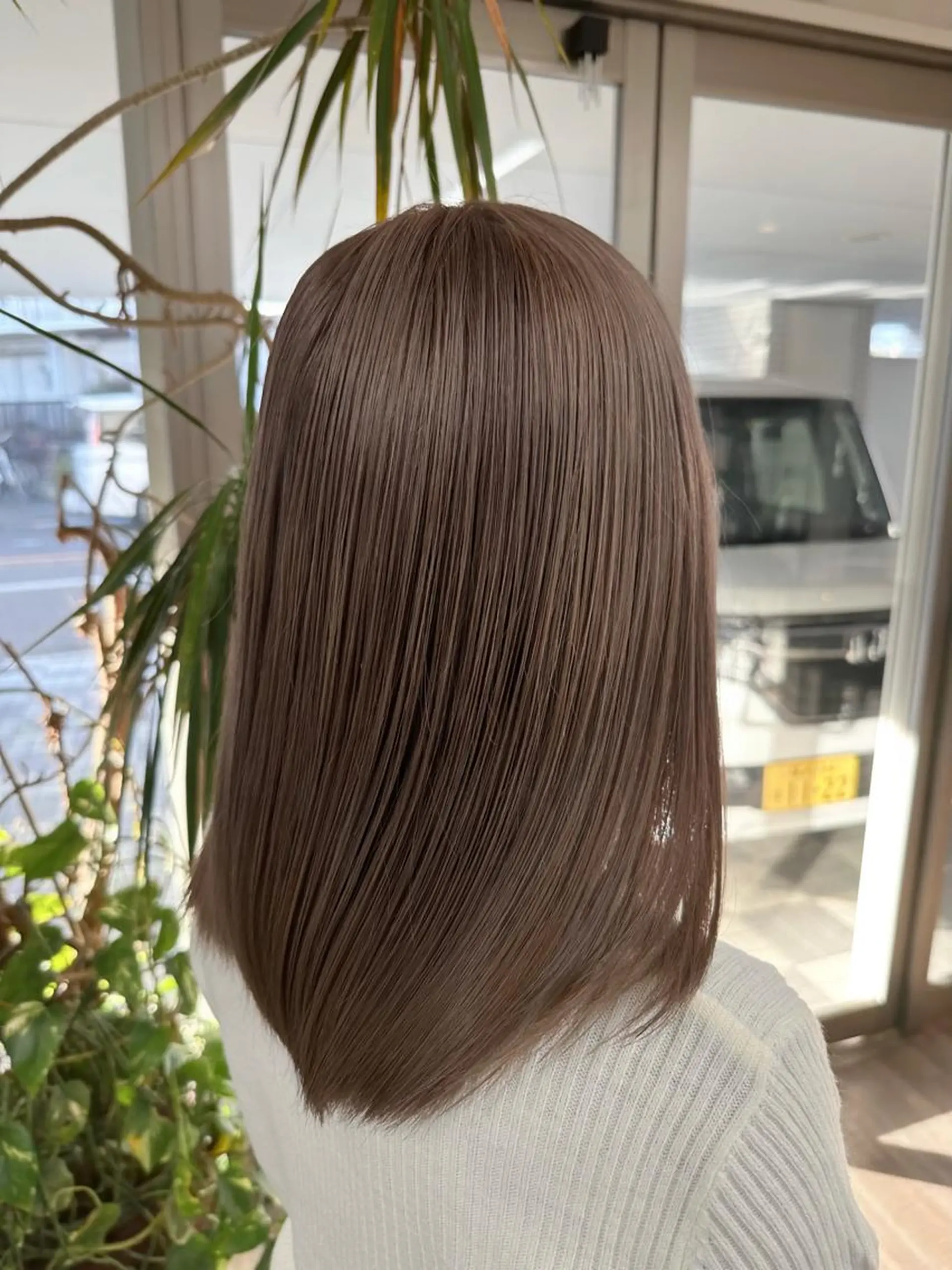 ミディアム カラー グレージュ ⭐️ボブ/ショート りゅうしんのヘアスタイル