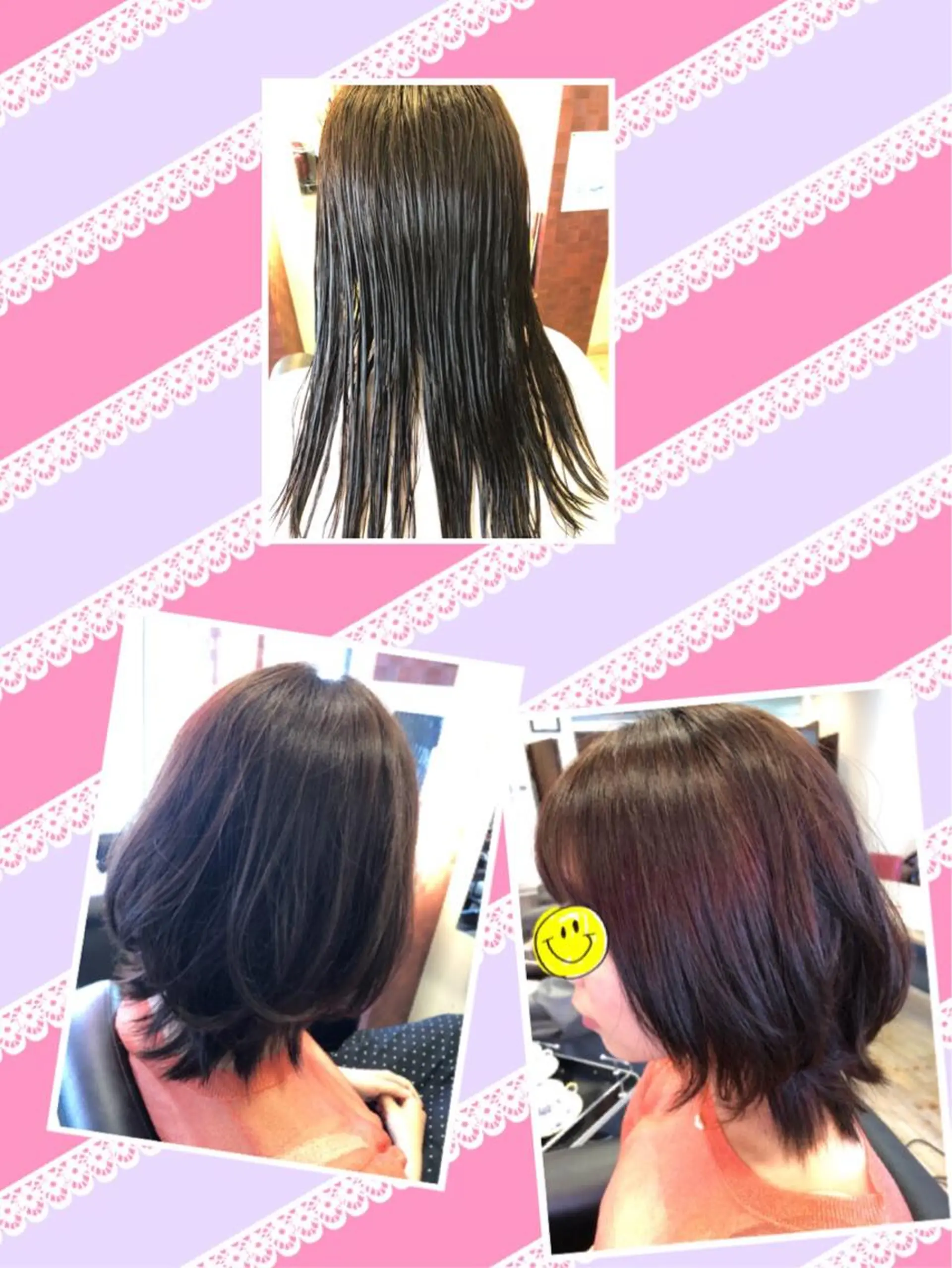 ショート 顔周りカット レイヤーカット シャギー 小顔カット 外ハネヘア エル美容室所属・織田 英之のヘアスタイル