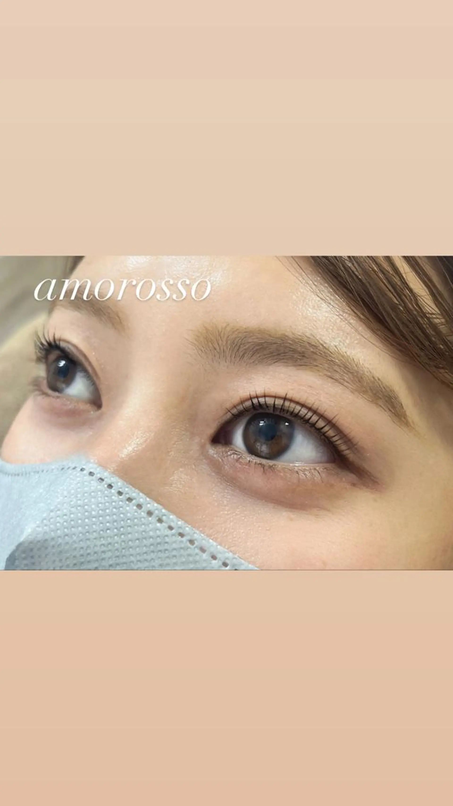 ロング カラー パーマ マツエク・マツパ アイブロウ 眉カラー ケラチンラッシュリフト パリジェンヌラッシュリフト まつげパーマ マツエク アモロッソ所属・アモロッソ 🐻Miiのマツエク・マツパデザイン